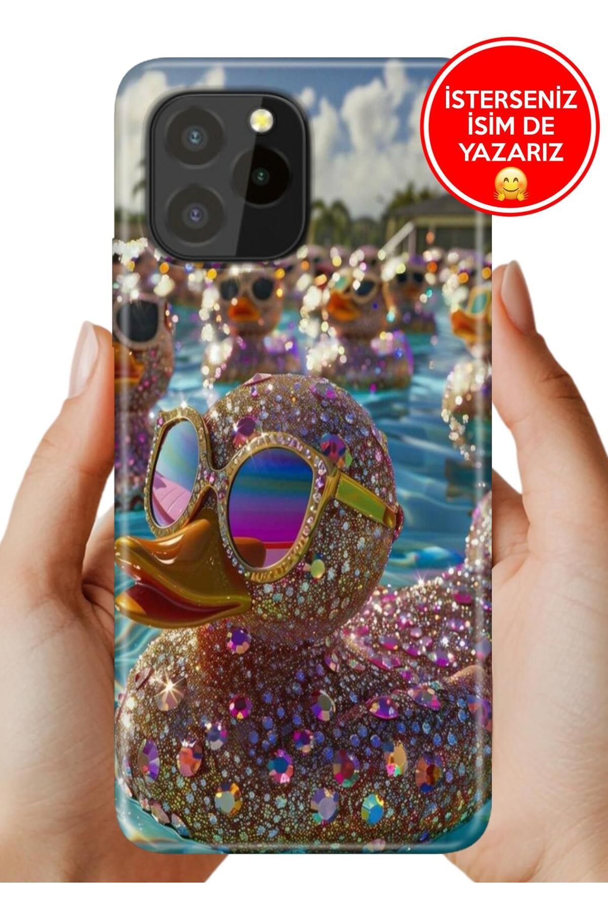 oukitel C21 Pro / Plus Kılıf 0.35 mm Resimli Silikon Işıltılı Hayat