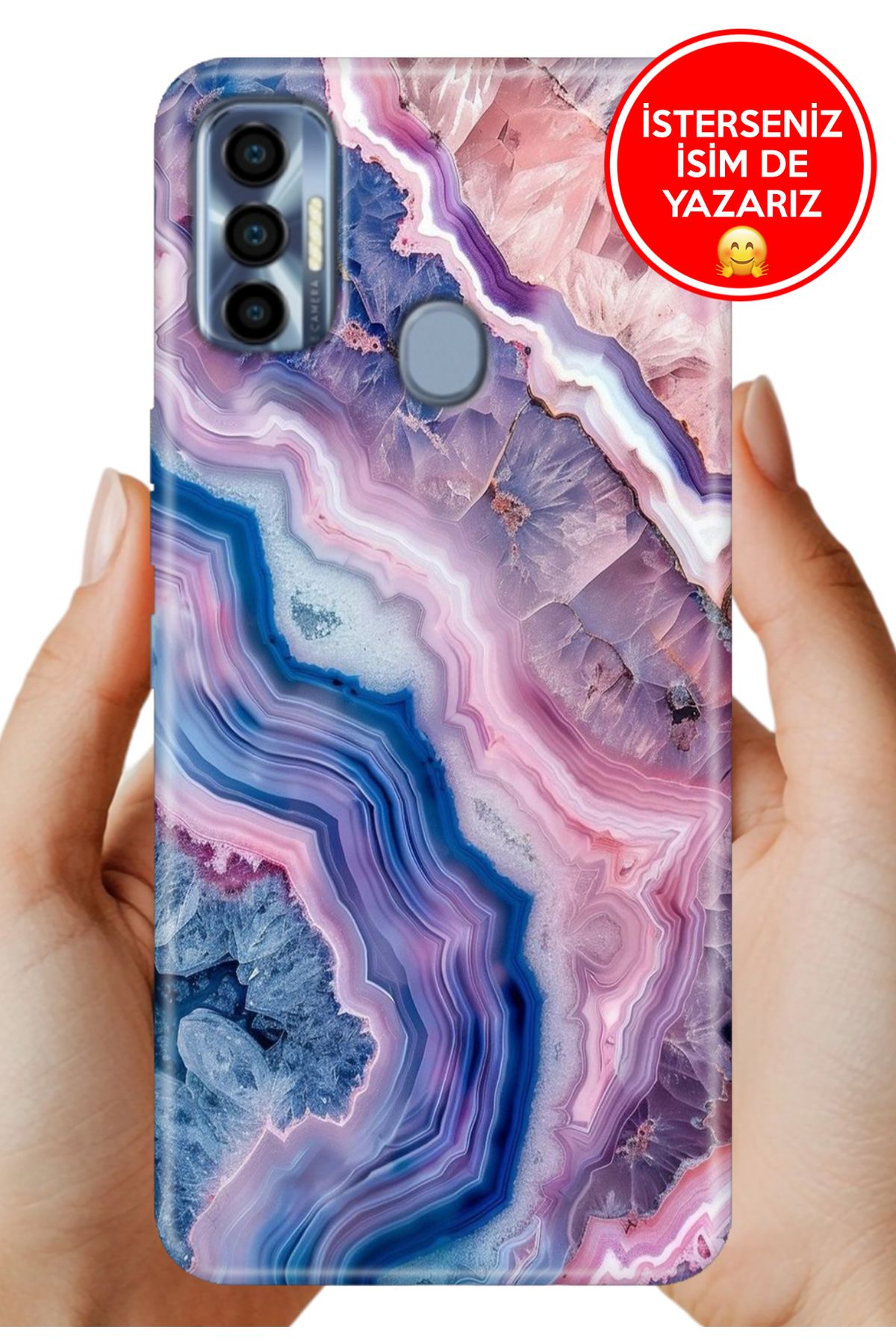 TECNO Spark 7 Pro Kılıf Flues Ametist