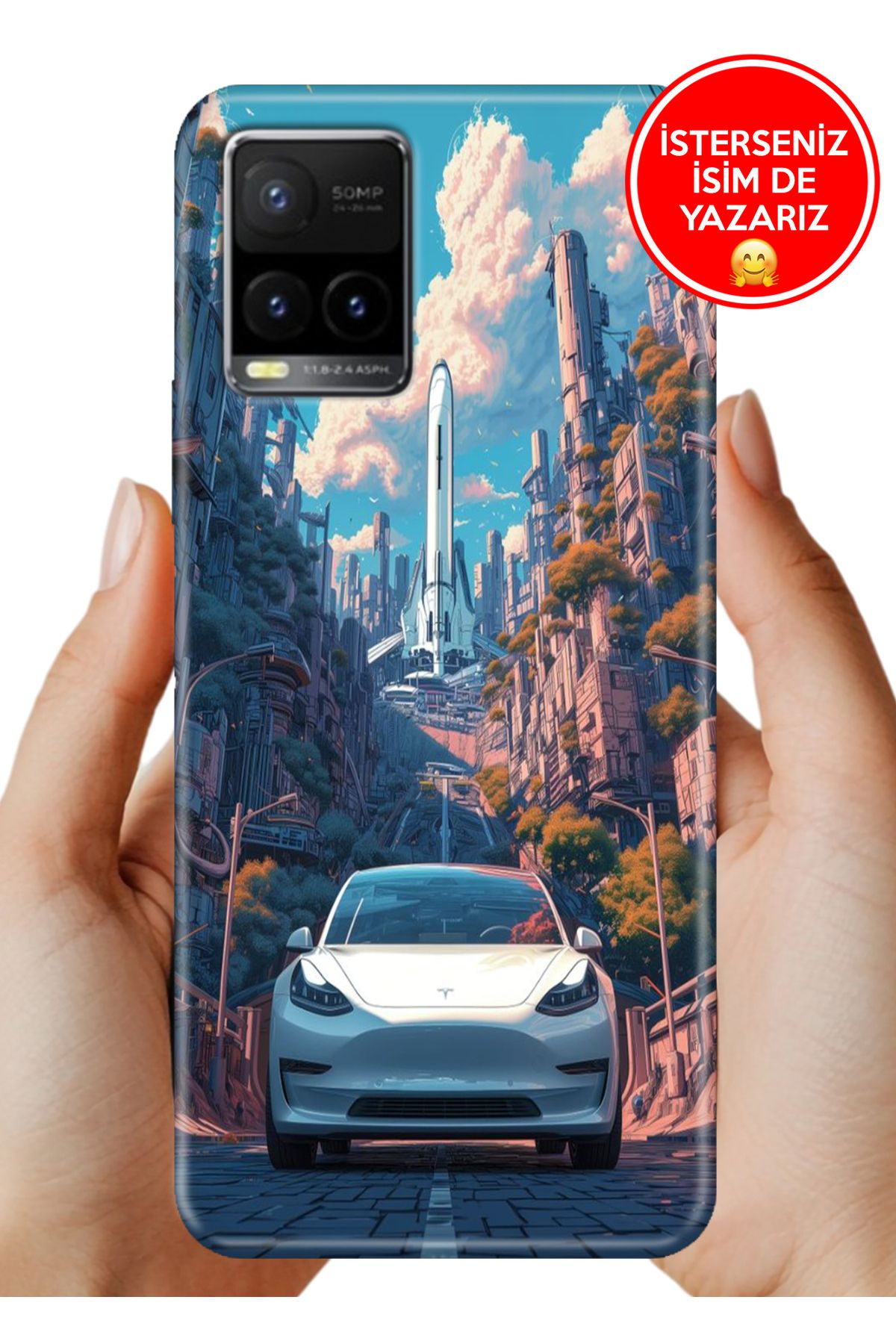Cekuonline Vivo Y32 / Y33S Uyumlu Kılıf Kamera Koruma Vip-Seri Esnek Silikon Model Y