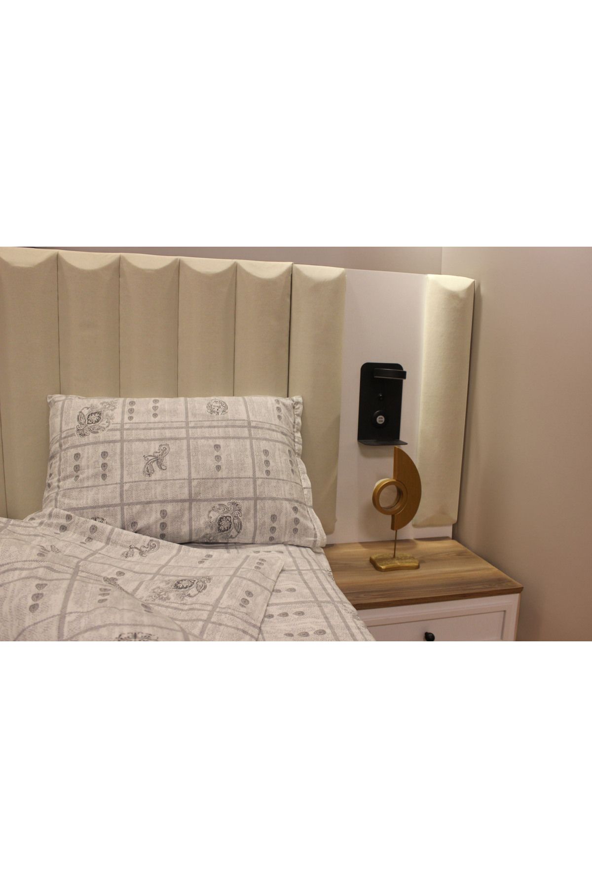 Selimbey Home Grid Harmony %100 Pamuk Çift Kişilik NEVRESİM TAKIMI |