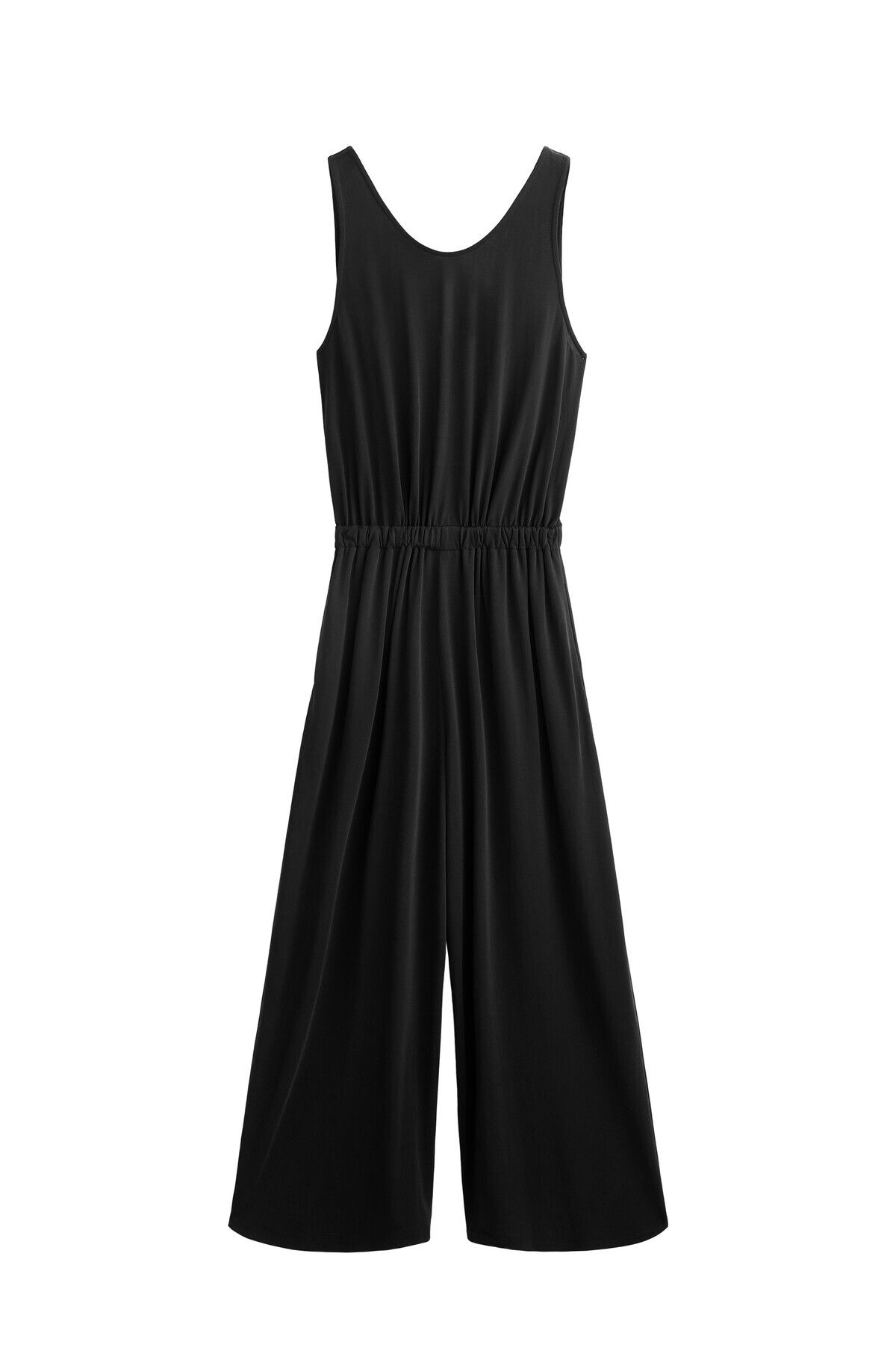 Oysho-Floaty crossover back midi jumpsuit with modal 7