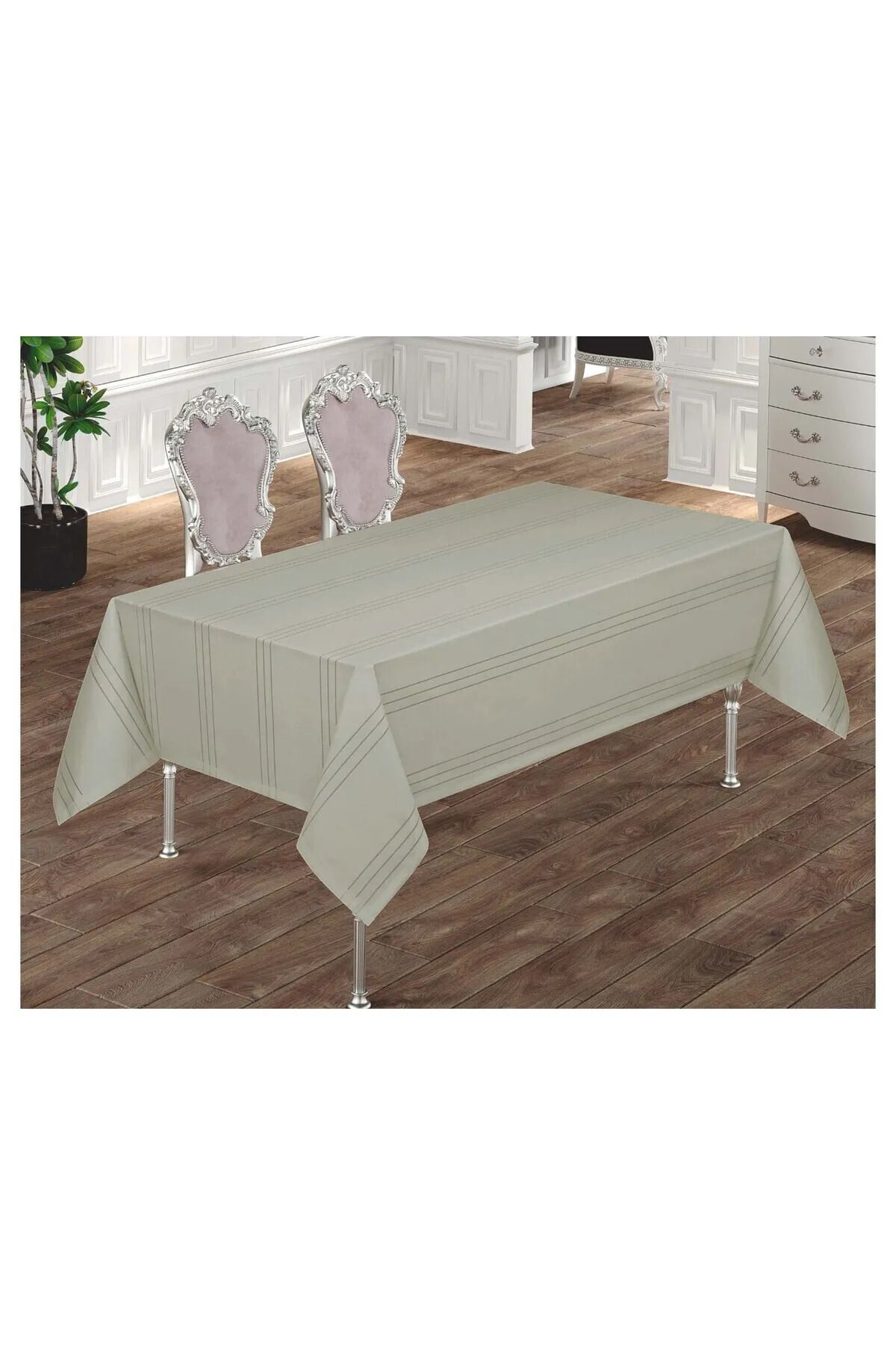 Ypc COLBER ÇİZGİLİ MASA ÖRTÜSÜ DERTSİZ 150x210 CM