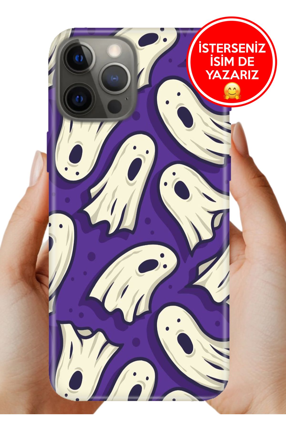Cekuonline iPhone 12 Pro Max 6.7 5G Kılıf Ghostt