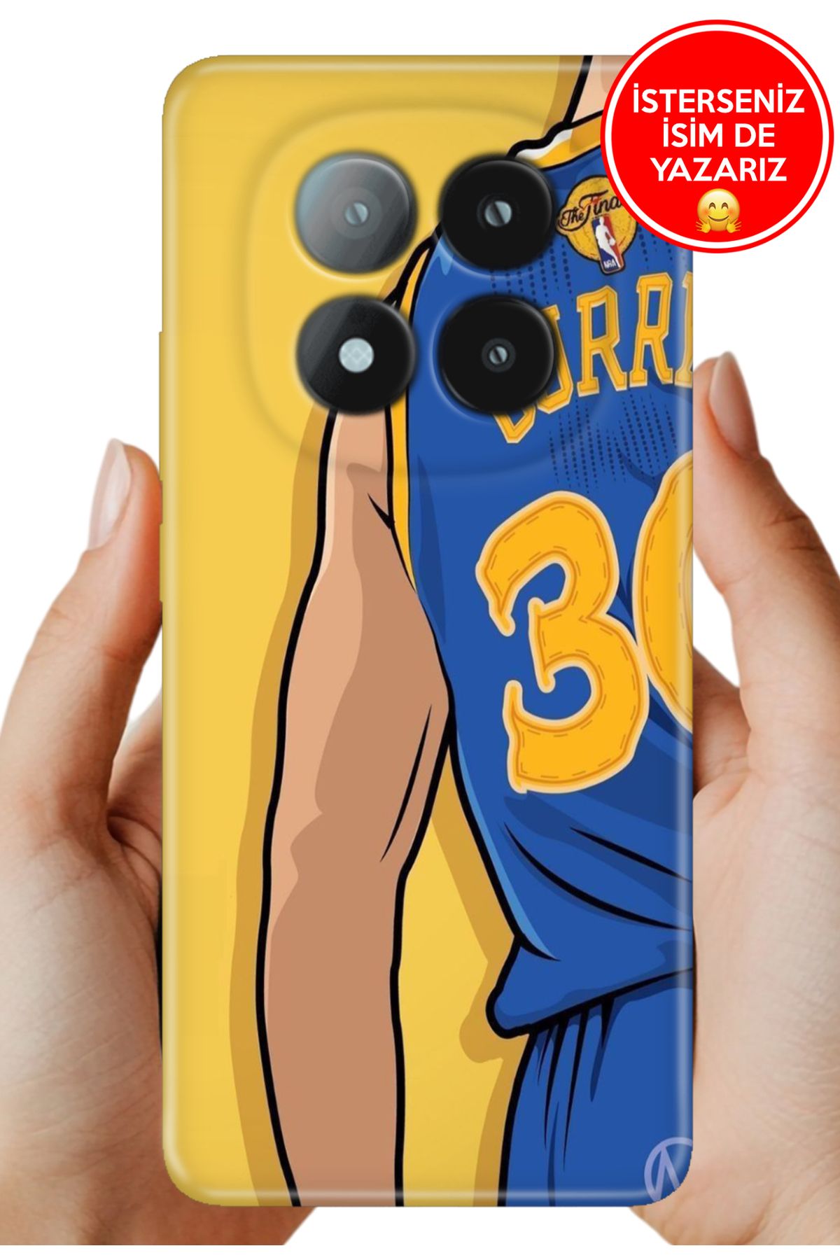 Cekuonline Redmi Note 14 Pro+ Plus Kılıf FullCover Resimli Desenli Silikon Curry Spor
