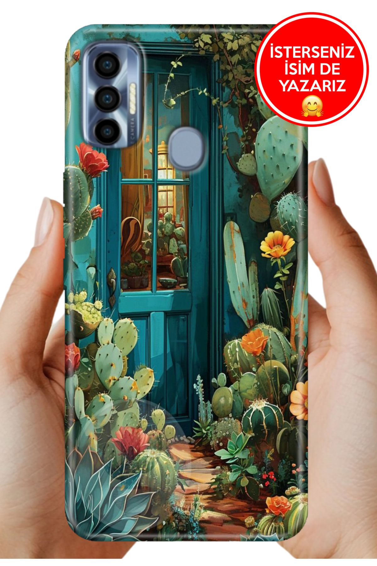 TECNO Spark 7 Pro Kılıf UvBaskı Özel-Tasarım Silikon Arizona Texas