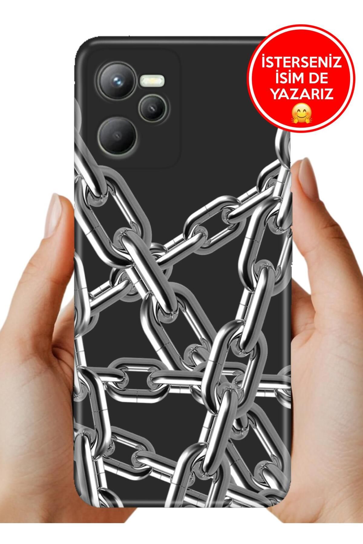 realme C35 Kılıf Desenli Baskılı Kamera Korumalı ZRR Silikon Zırh