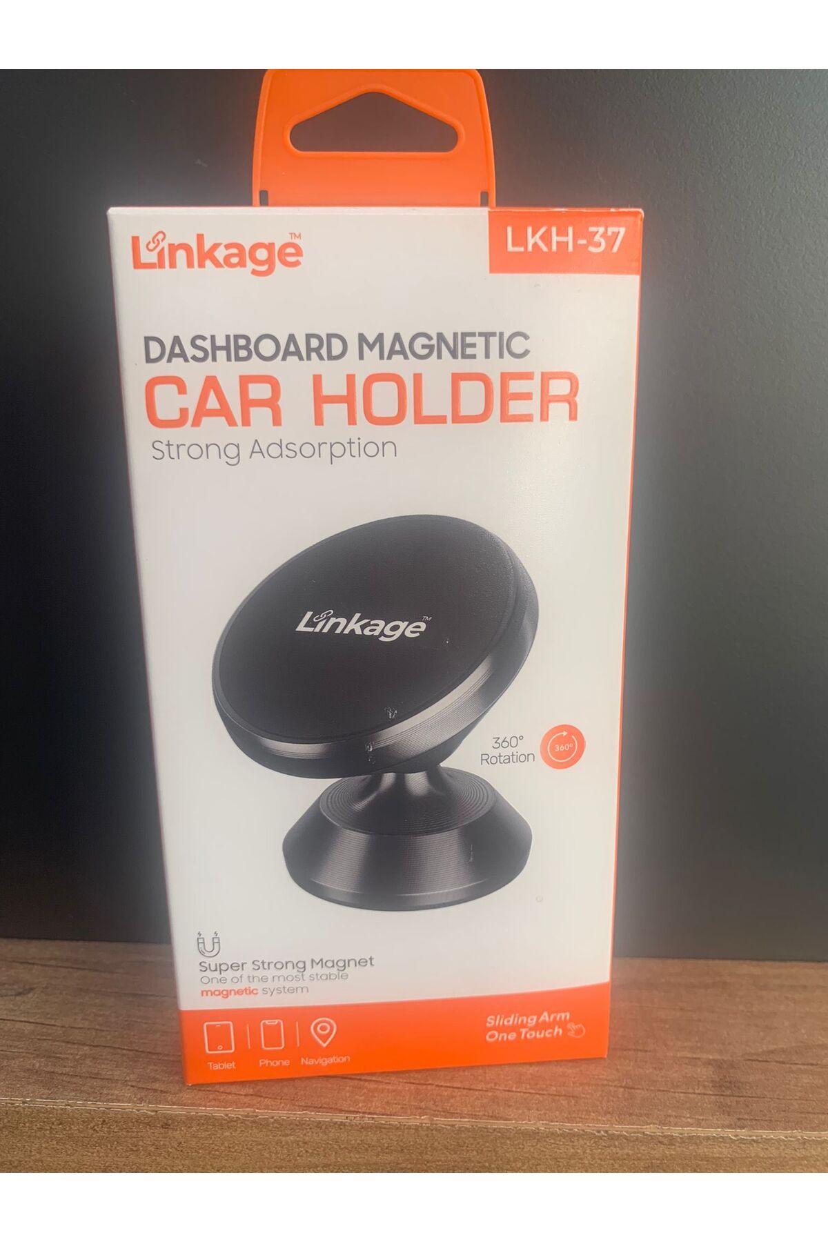 shop Araç İçi Kullanıma Uygun Telefon Tutacağı Magnetic LKH-37 360 Derece Döndürülebilir
