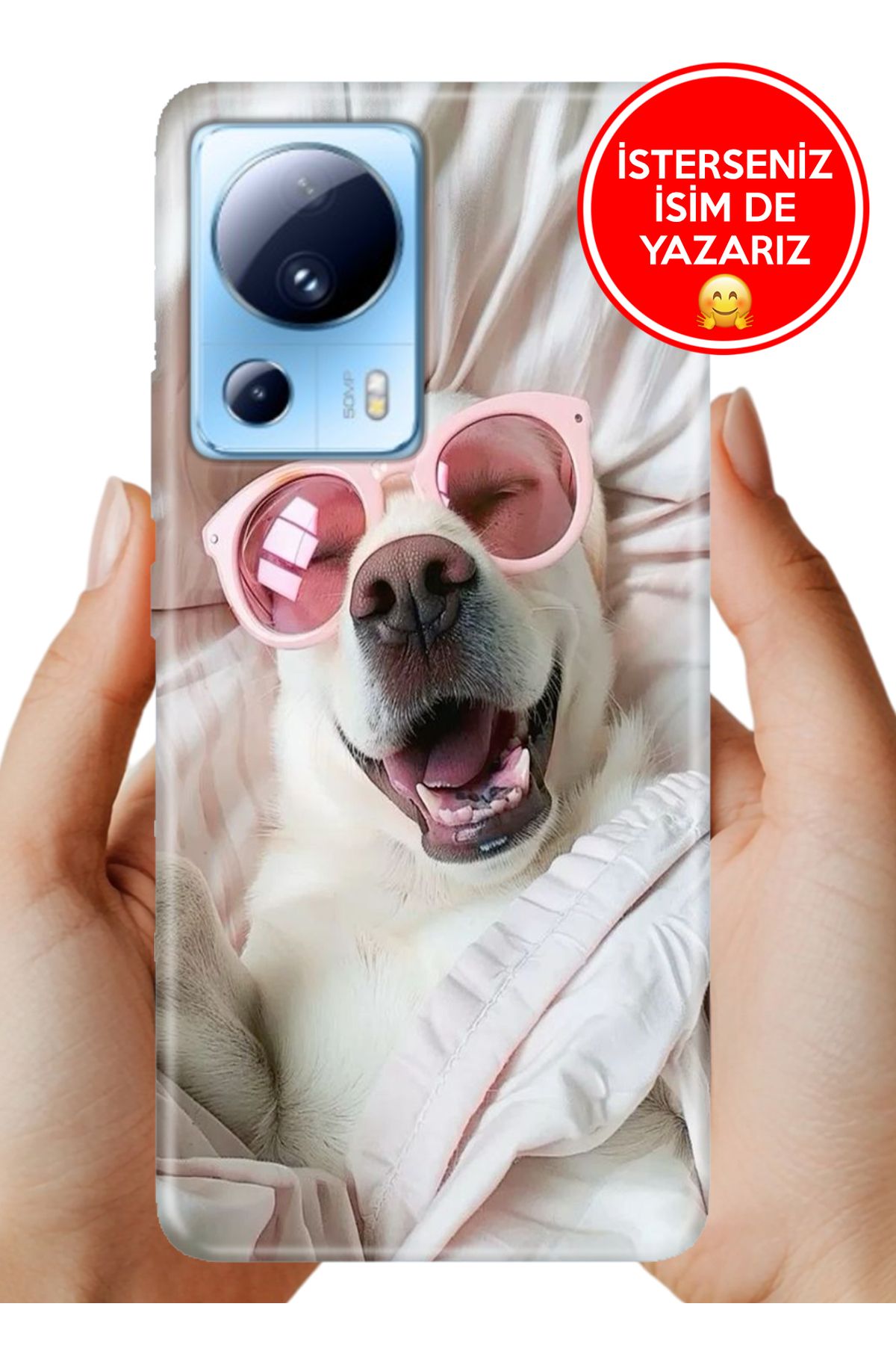 Cekuonline Xiaomi Mi 13 Lite Kılıf Desenli İsimli / İsimsiz Silikon Pet Lover