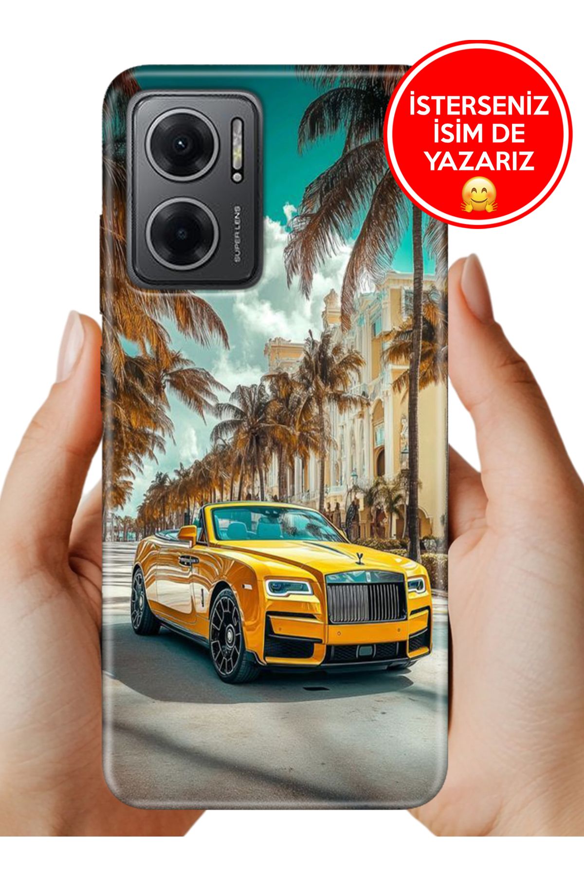 Cekuonline Redmi Note 11E Kılıf Baskılı Life Style Kapak Silikon Rolls