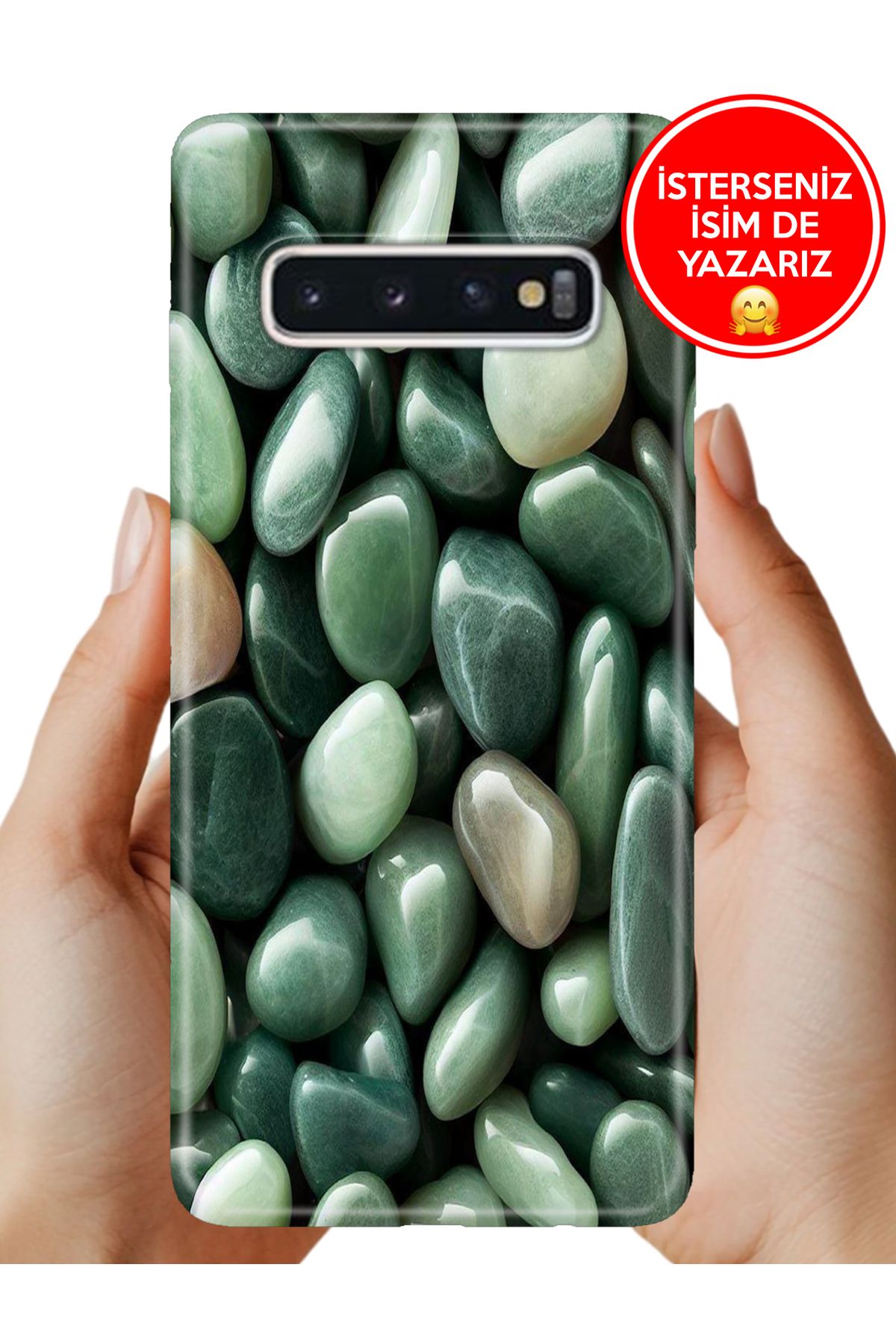Cekuonline Samsung Galaxy S10+ Plus Kılıf Kamera Koruma Vip-Seri Esnek Silikon Mercan