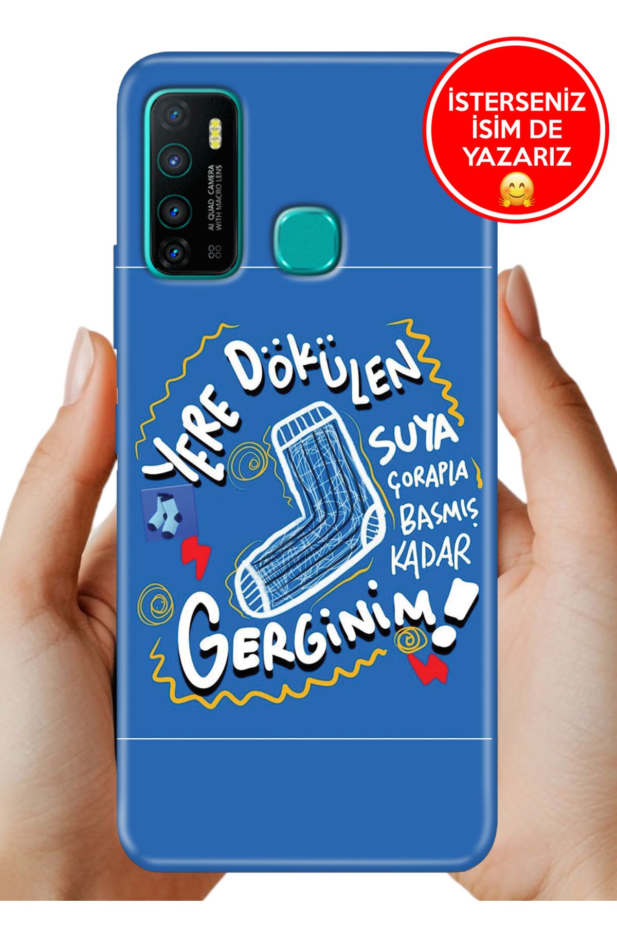 Cekuonline İnfinix Hot 9 Kılıf Gerginim
