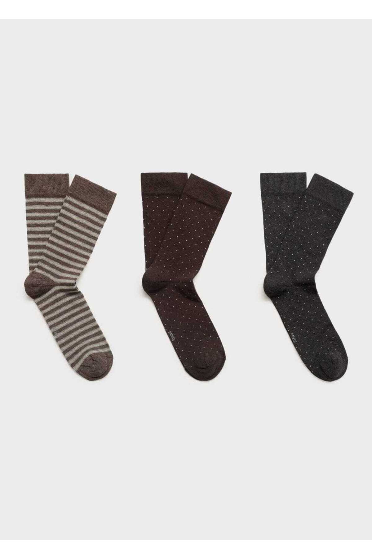 3'lü karma çorap