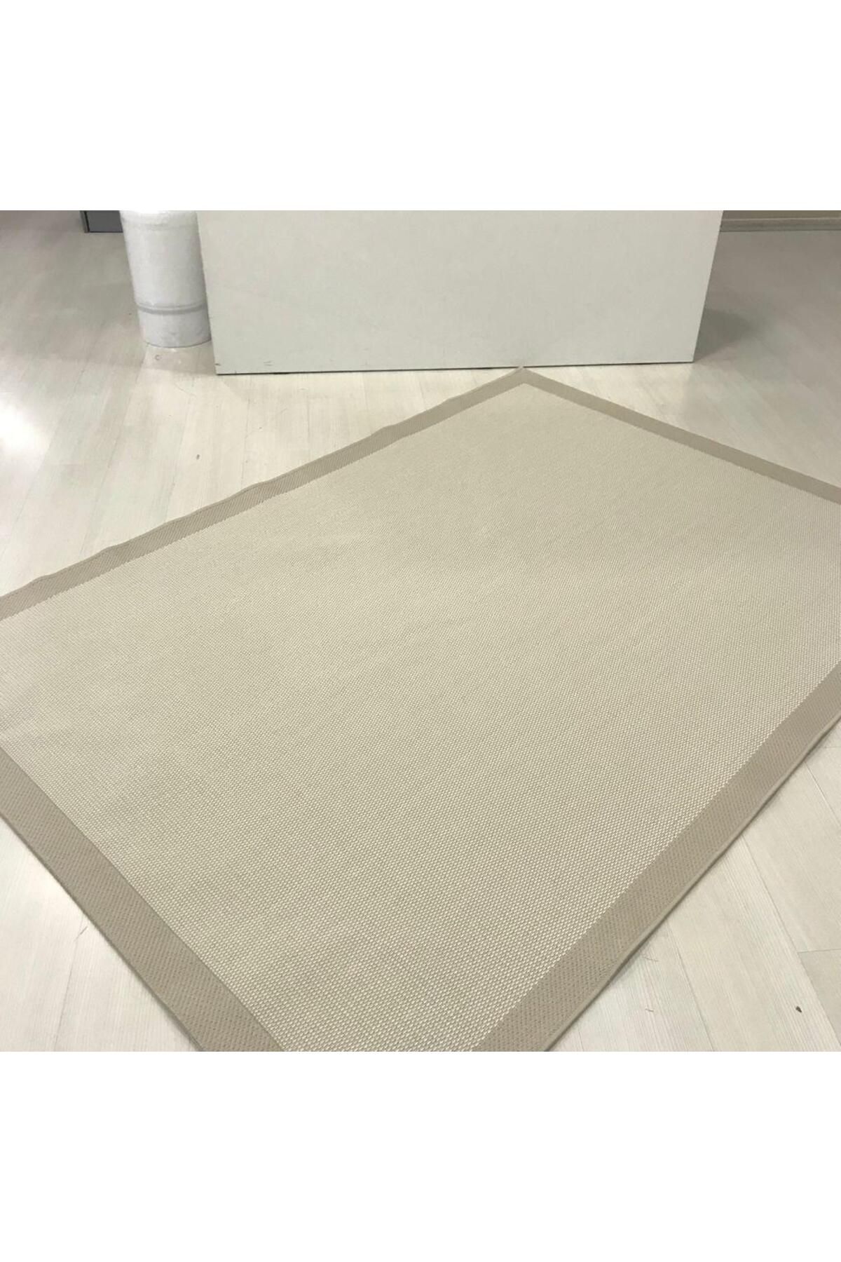 Halıcı Mustafa Jüt Sisal Halı 9327 Bej Serisi Salon Oturma Yatak Odası Halısı