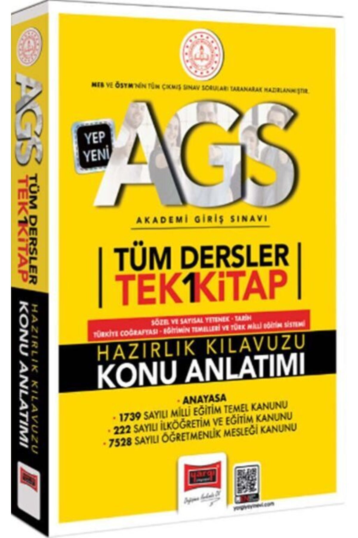 Yargı Yayınları Yargı MEB AGS Tüm Dersler Tek Kitap Hazırlık Kılavuzu Konu Anlatımı