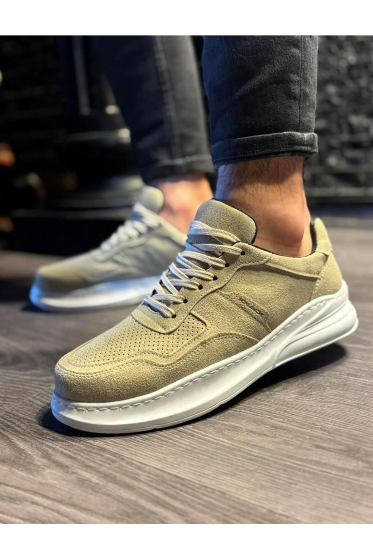 Byshoes Knack Günlük Ayakkabı 707 Vizon Süet