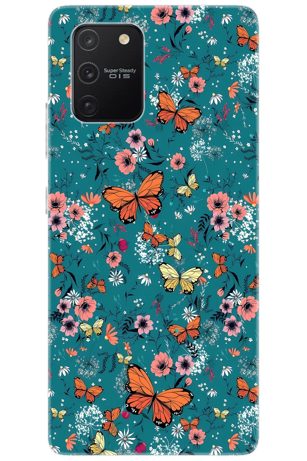 Ceppare Samsung Galaxy S10 Lite (SM-G770F) Uyumlu Kılıf Desen Baskılı Silikon Kelebek STK:680 CP-zQ0V5KH