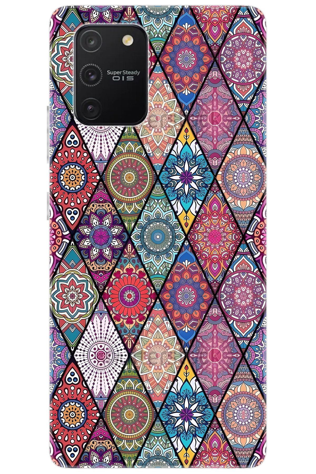 Ceppare Samsung Galaxy S10 Lite (SM-G770F) Uyumlu Kılıf Desen Baskı Silikon Kilim Tasarım STK:660 CP-Mr948XI