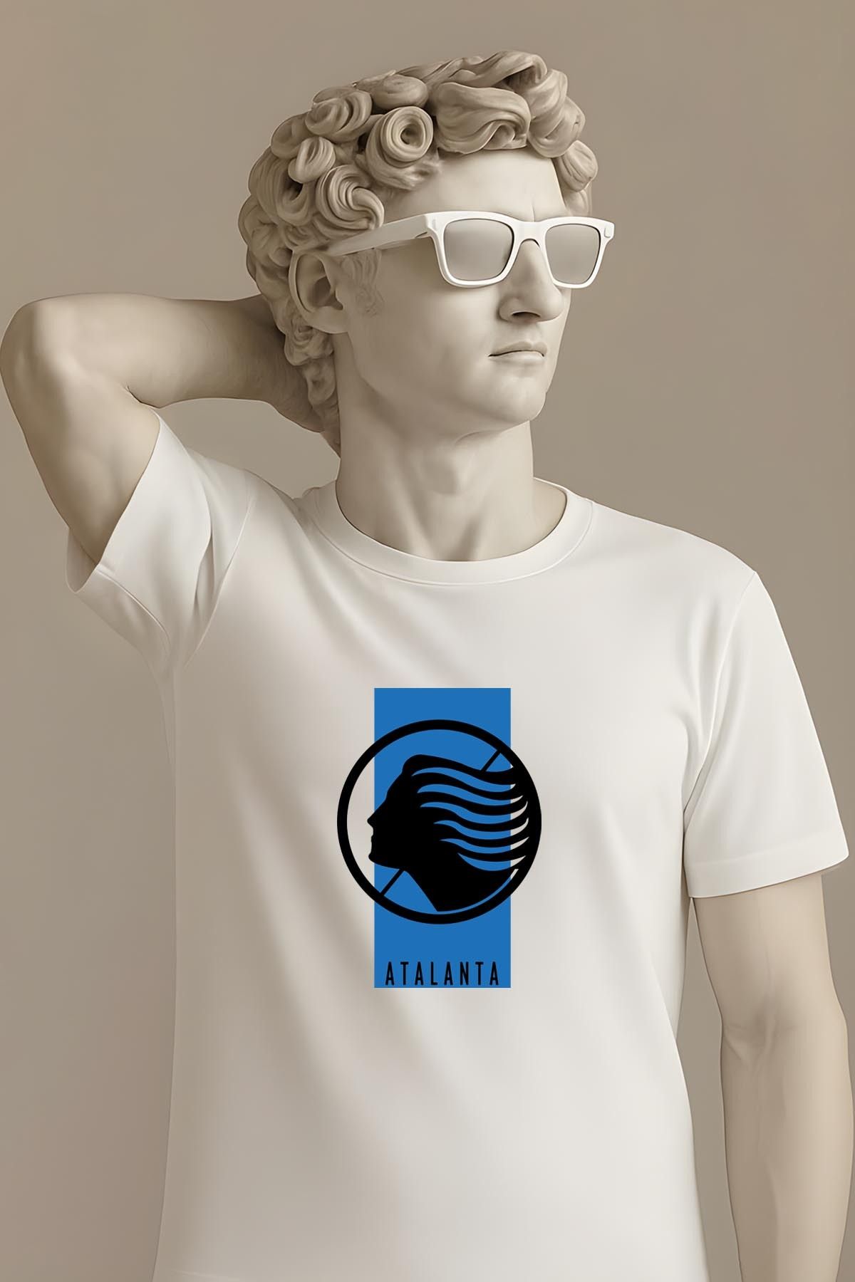 362BASKI Atalanta Minimal Tasarım Logo Baskılı Tshirt