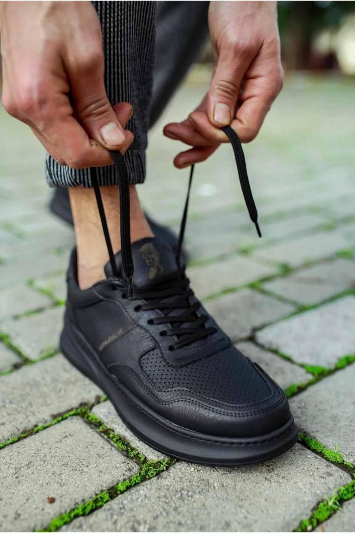 Byshoes Knack Günlük Ayakkabı 707 Siyah (Siyah Taban)