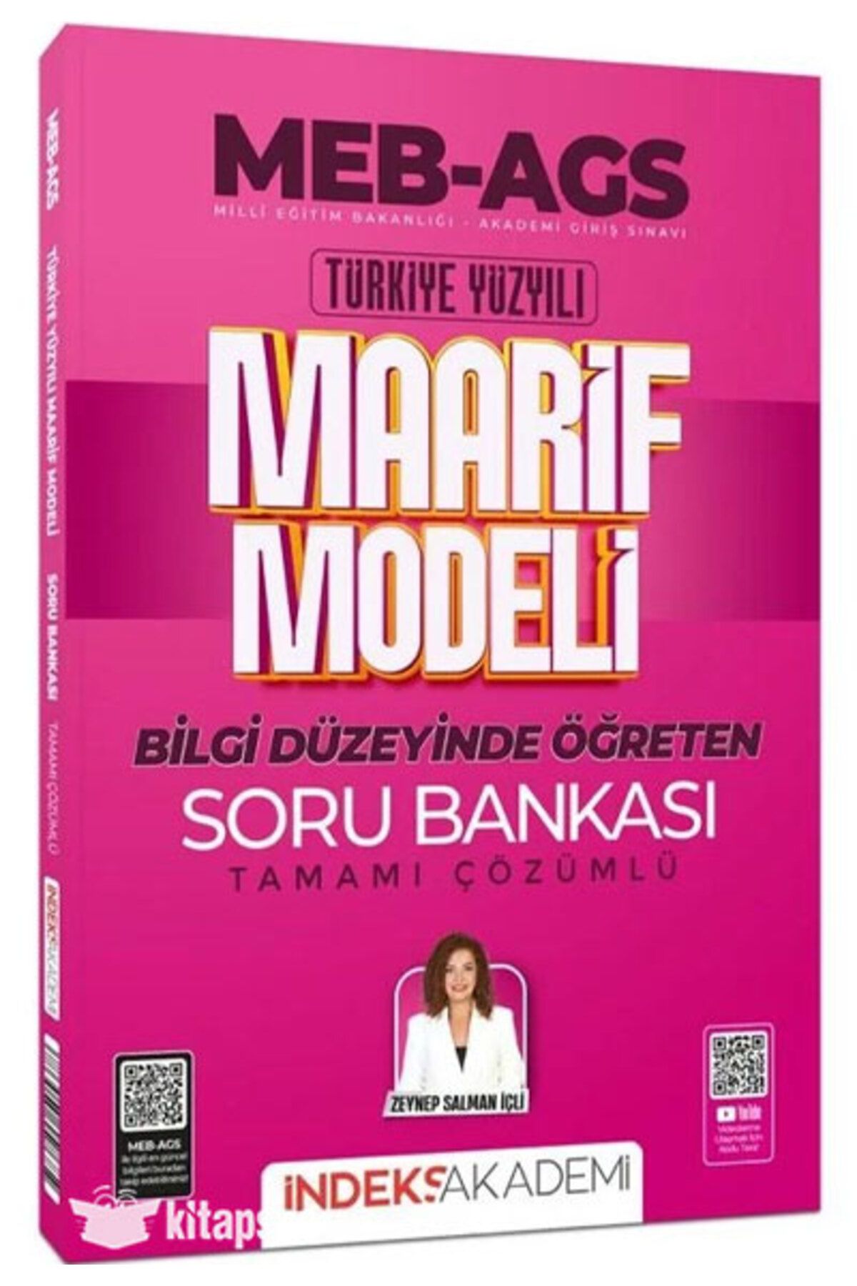 İndeks Akademi İndeks MEB-AGS Türkiye Yüzyılı Maarif Modeli Soru Bankası Çözümlü - Zeynep Salman İçli İndek