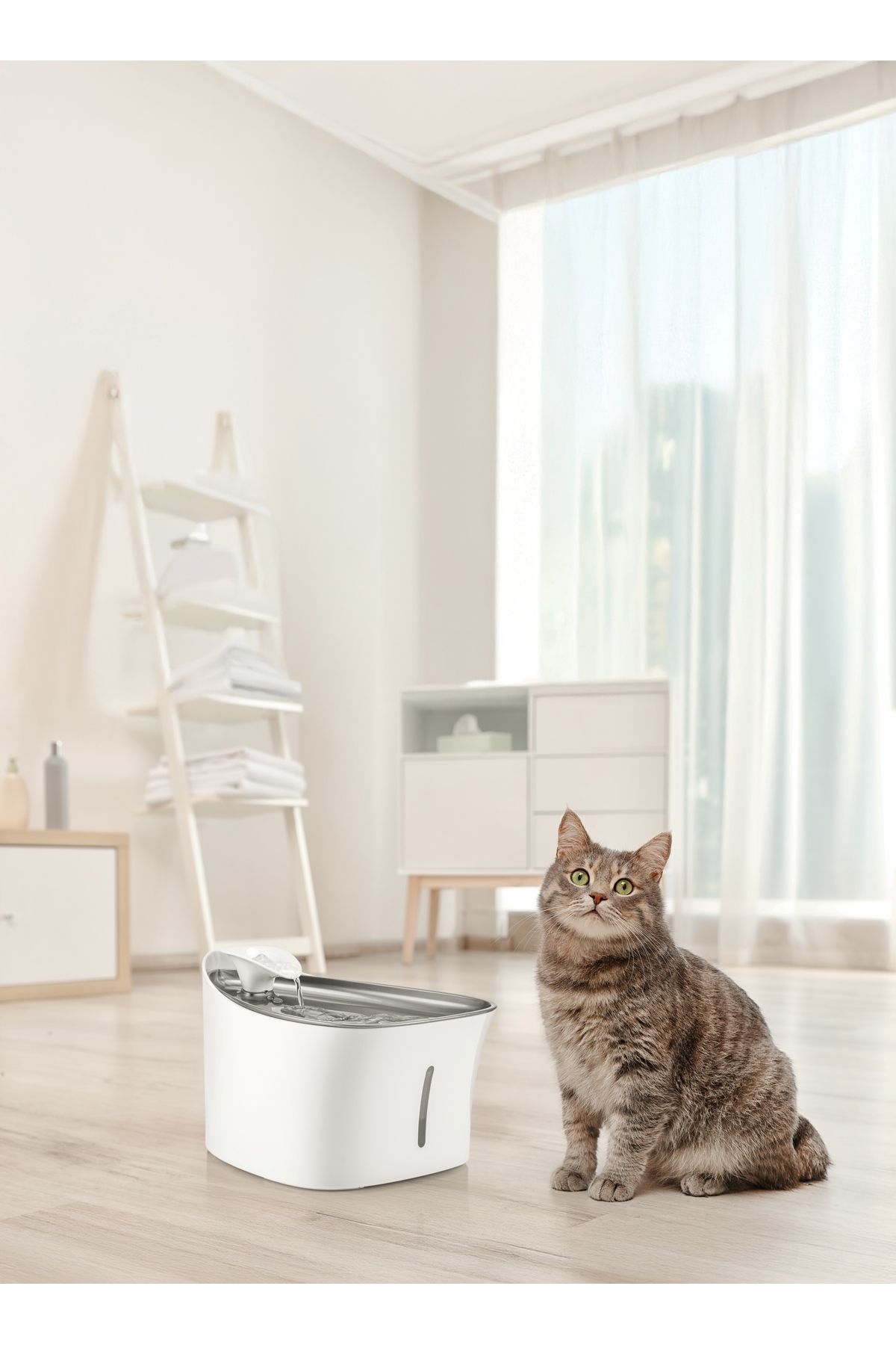 simplicity Otomatik Kedi Köpek Su Pınarı Su Çeşmesi Ultra Sessiz Su Şelalesi
