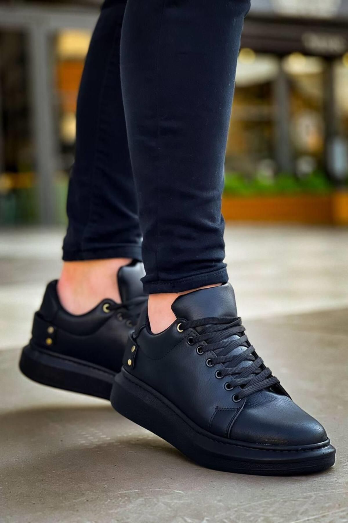 Byshoes KB047 Kuback Kömür Cilt Günlük Erkek Ayakkabı