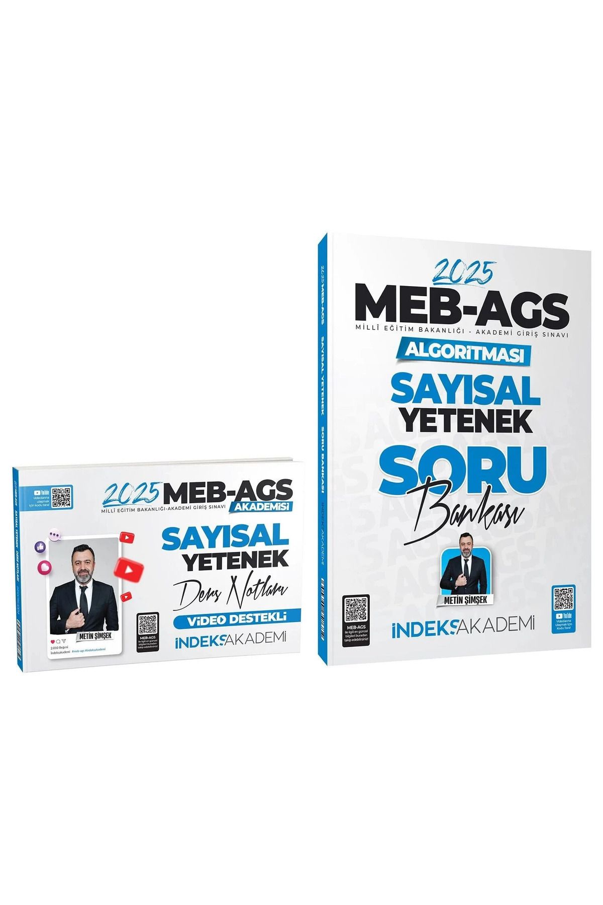 İndeks Akademi İndeks 2025 MEB-AGSsi Sayısal Yetenek Video Ders Notları +Soru 2 li Set