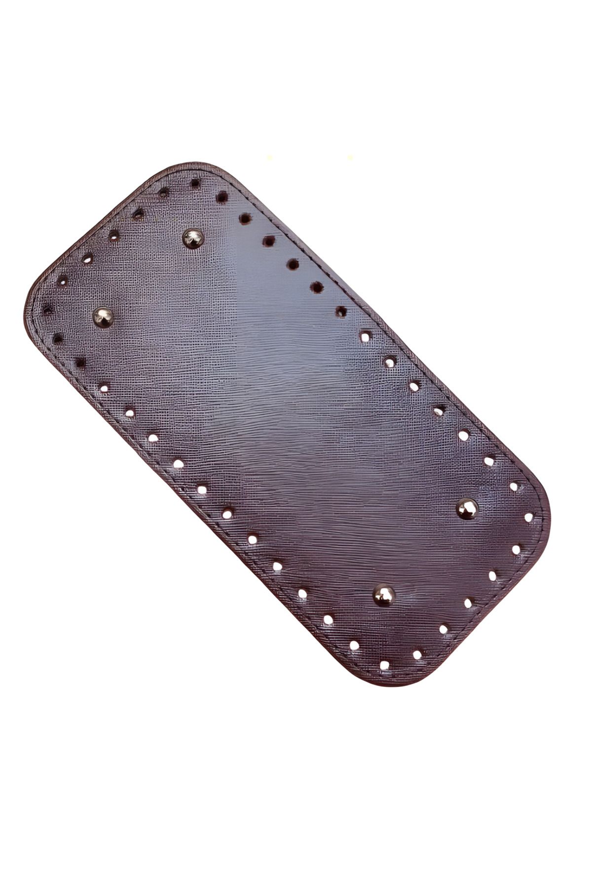 EleganTShoP Rivetli Deri Çanta Tabanı Dikdörtgen 12*25 cm