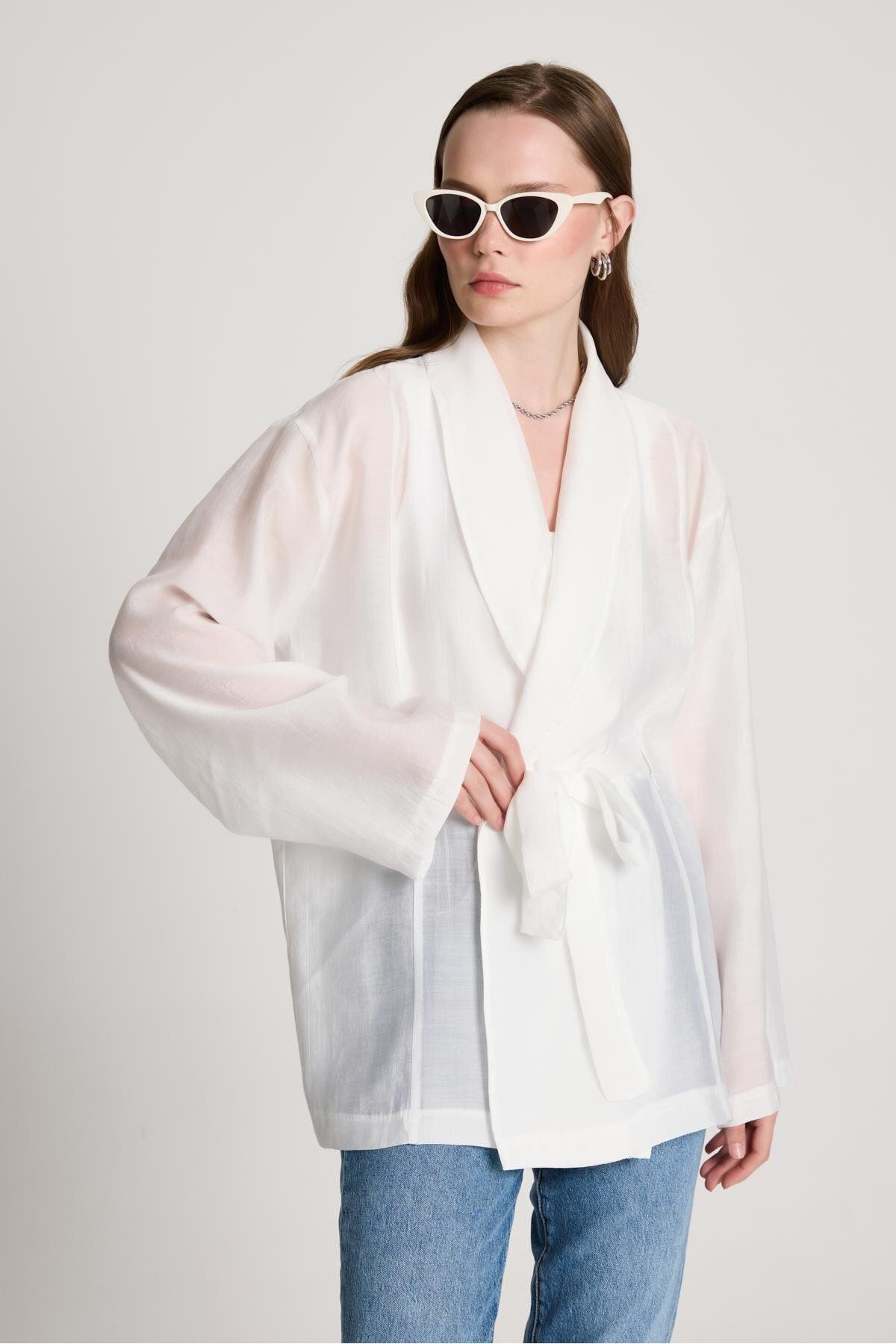 minaaise Lara Kimono Ekru