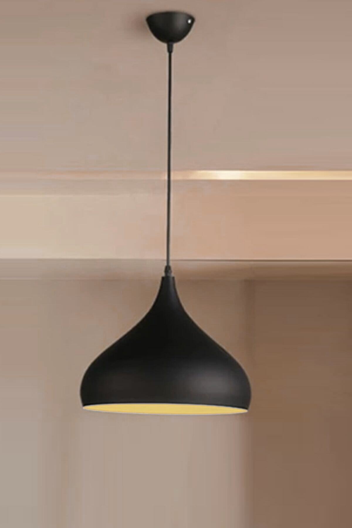 Modavize-Retro Rustic Black Metal Pendant Lamp - Single Chandelier, Special Design Reyes 2