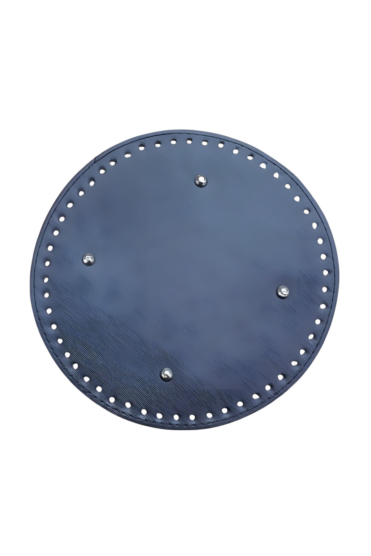 EleganTShoP Rivetli Deri Çanta Tabanı Yuvarlak 22,5 cm