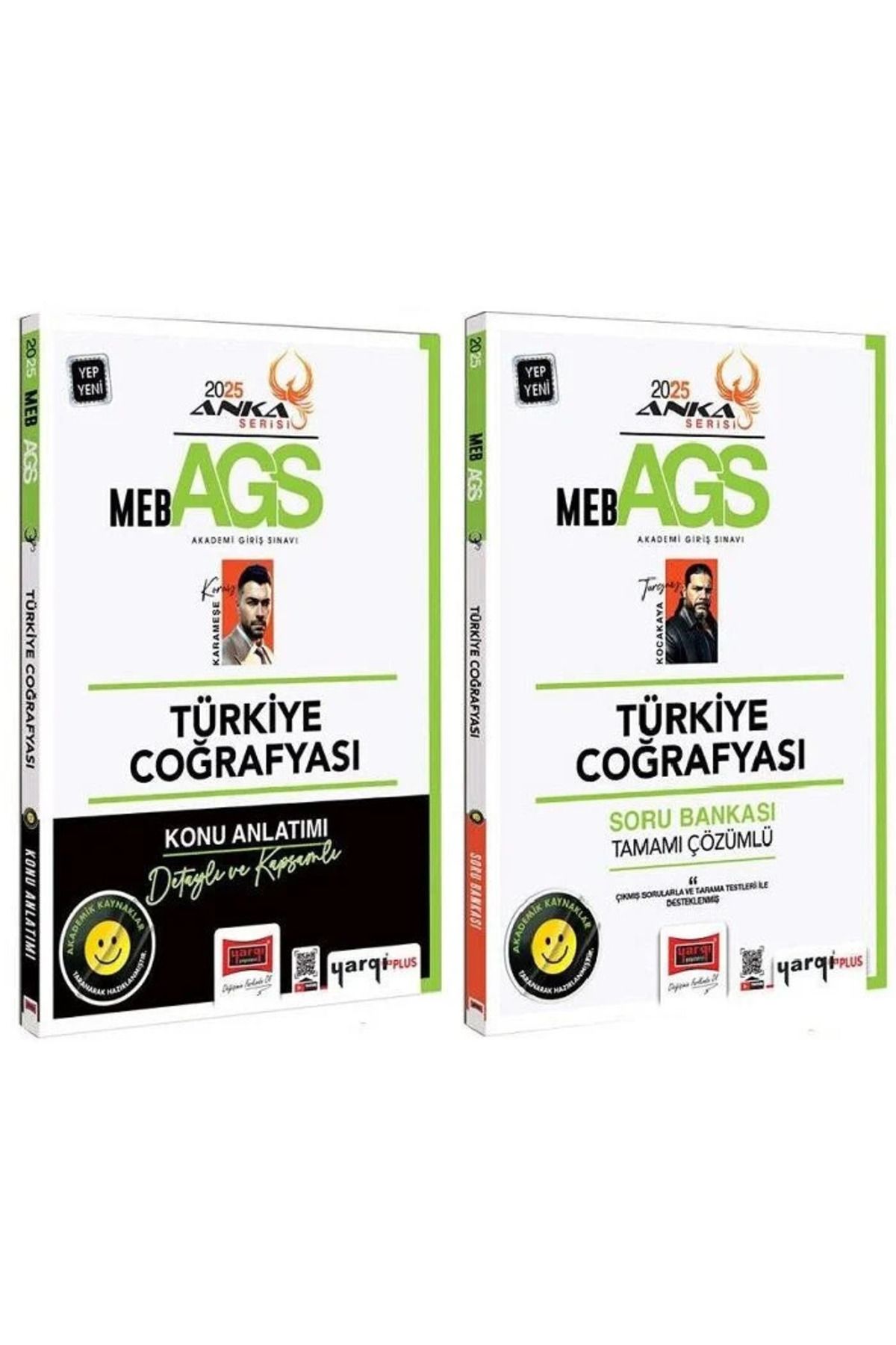 Yargı Yayınları Yargı 2025 MEB-AGS Türkiye Coğrafyası Konu Anlatımı + Soru Bankası Anka Serisi 2 li Set