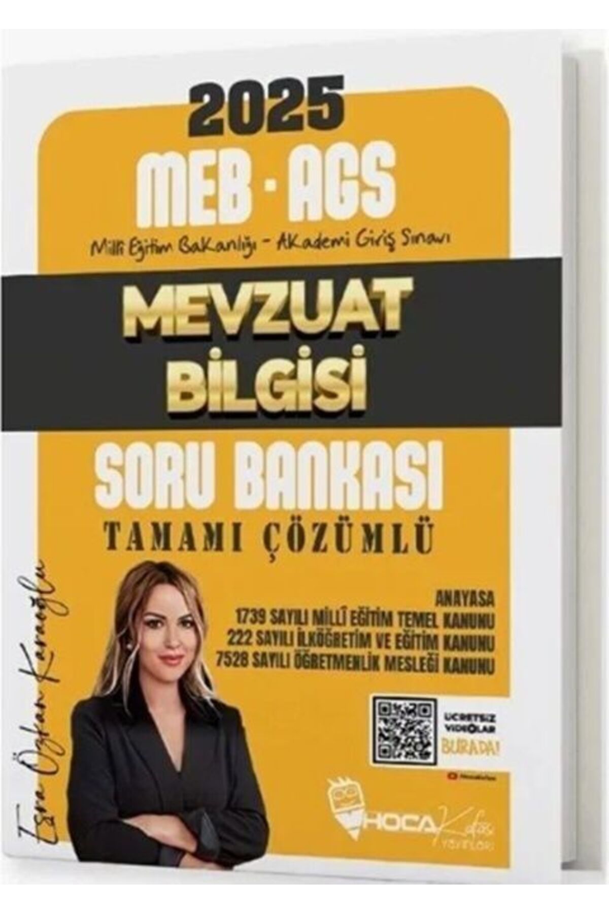 Hoca Kafası Yayınları Hoca Kafası 2025 MEB AGS Mevzuat Bilgisi Soru Bankası Çözümlü