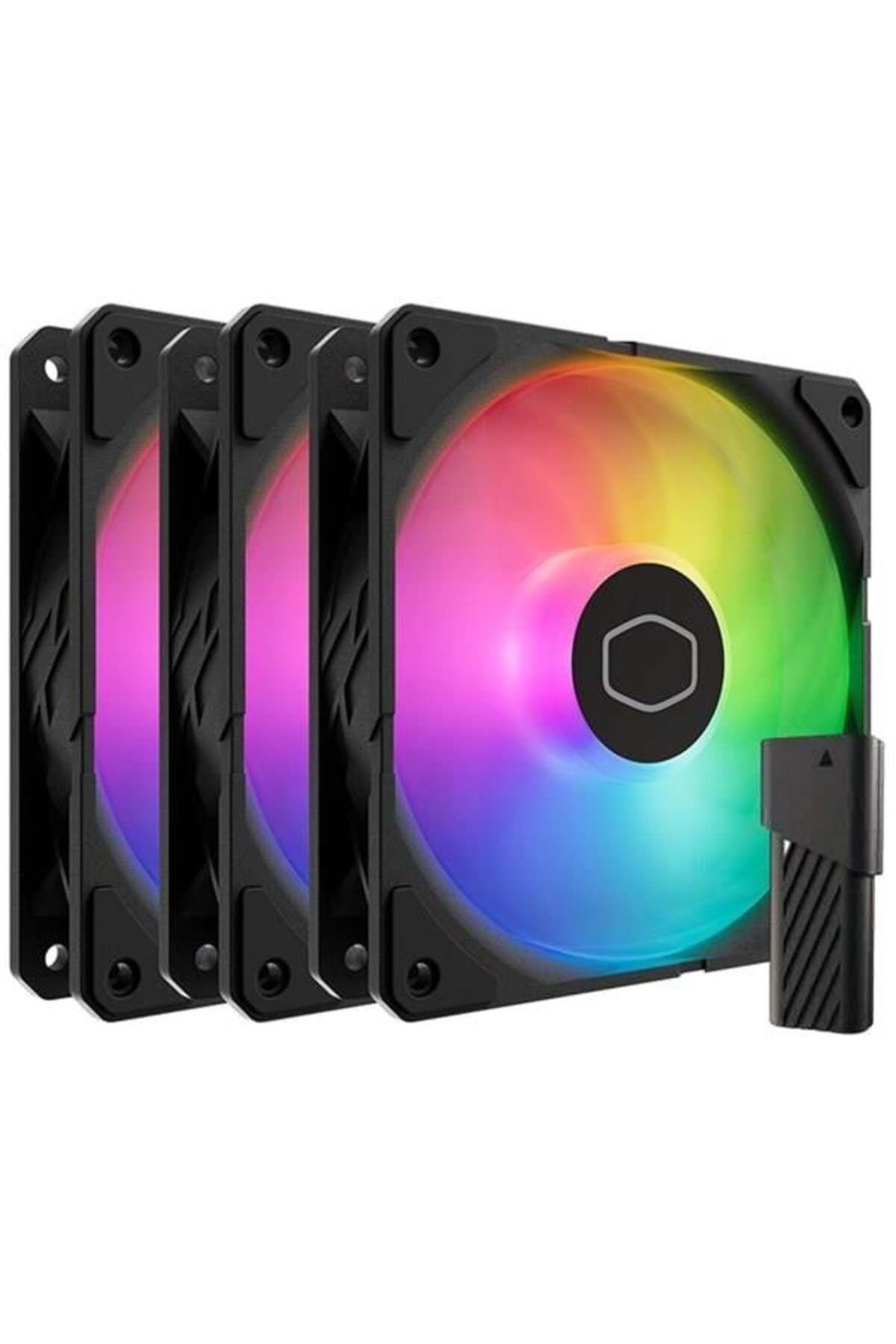 AREY TEKNOLOJİ COOLERMASTER SICKLE FLOW EDGE MFX-B2DN-253P2-R2 ARGB KASA FANI+KONTROL ÜNİTESİ MFX-B2DN-253P2-R2