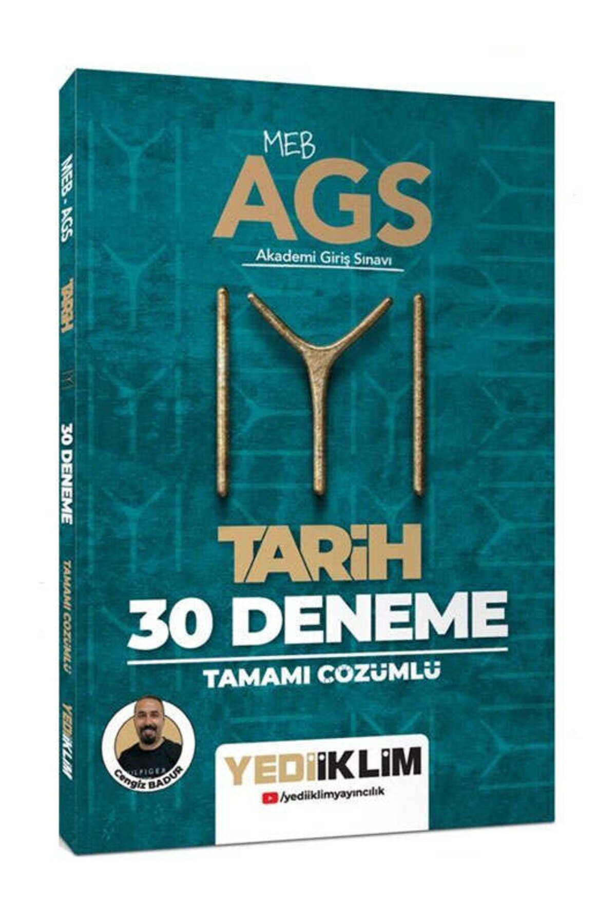 Yediiklim Yayınları Yediiklim 2025 MEB-AGS KAYI Tarih Tamamı Çözümlü 30 Deneme