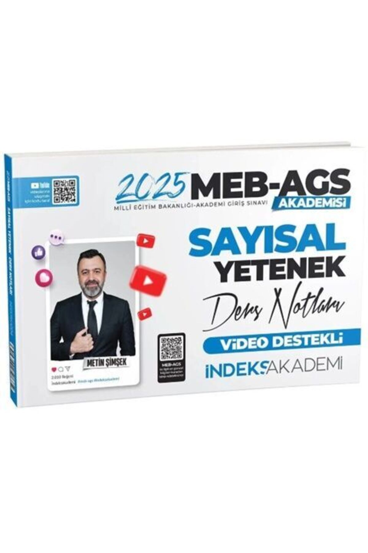 İndeks Akademi İndeks 2025 MEB-AGSsi Sayısal Yetenek Video Ders Notları - Metin Şimşek İndeks Akade