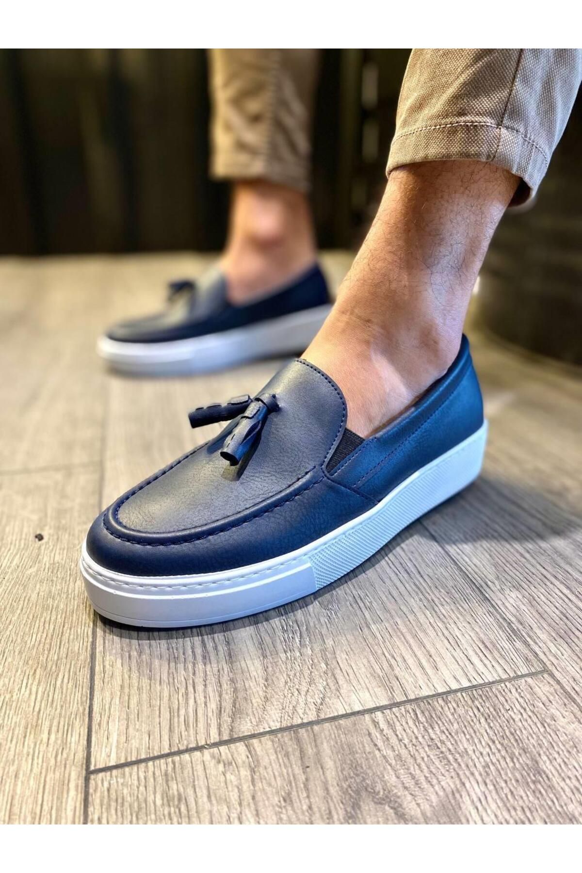 Byshoes Knack Günlük Spor Klasik Ayakkabı 717 Lacivert