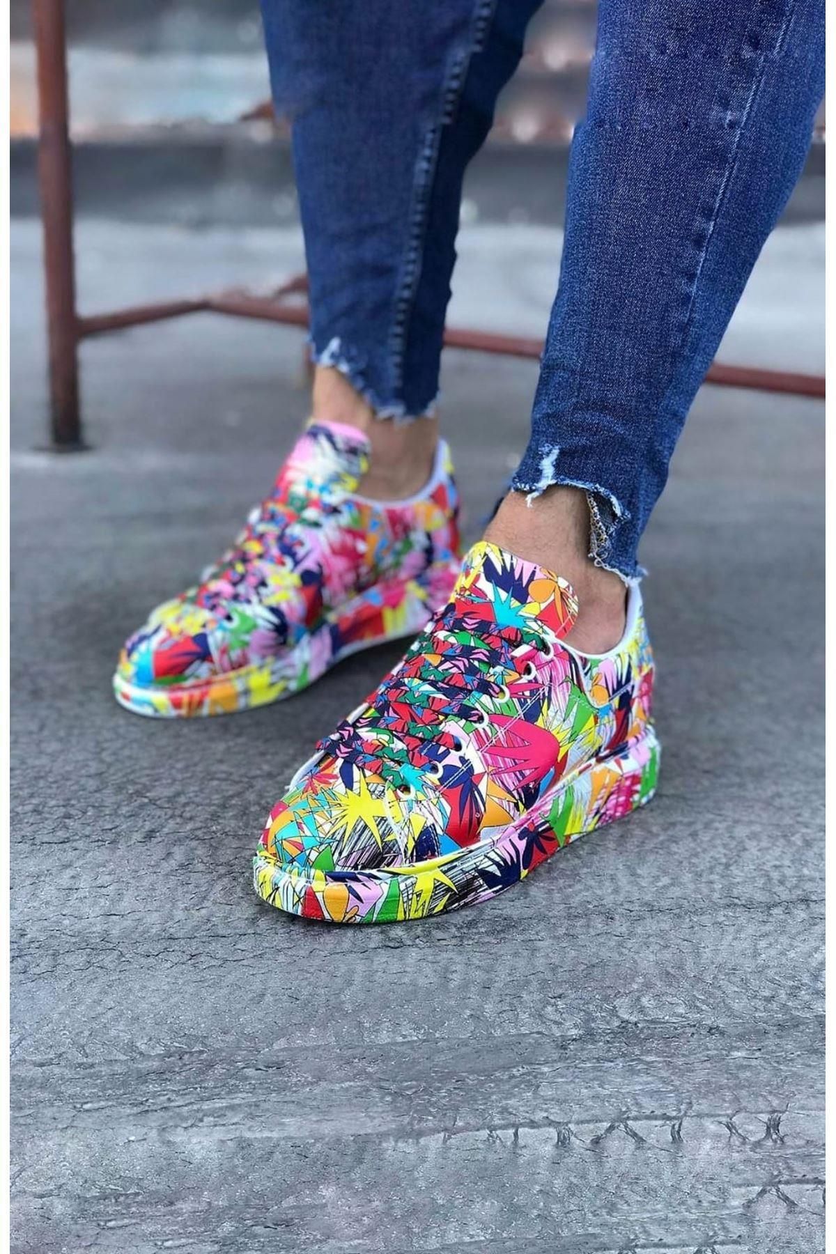 Byshoes Wagoon WG501 Çok Boyalı Erkek Casual Ayakkabı