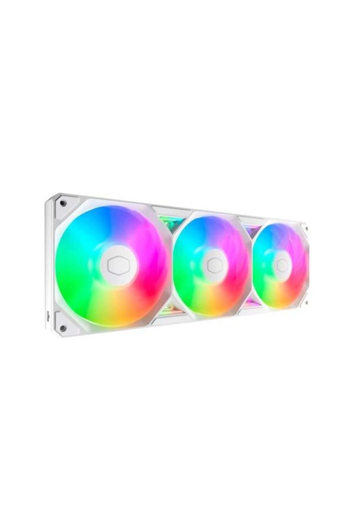AREY TEKNOLOJİ COOLERMASTER SICKLE FLOW EDGE 360MM MFX-B2DW-25TP2-R1 ARGB KASA FANI 3-lü paket BEYAZ