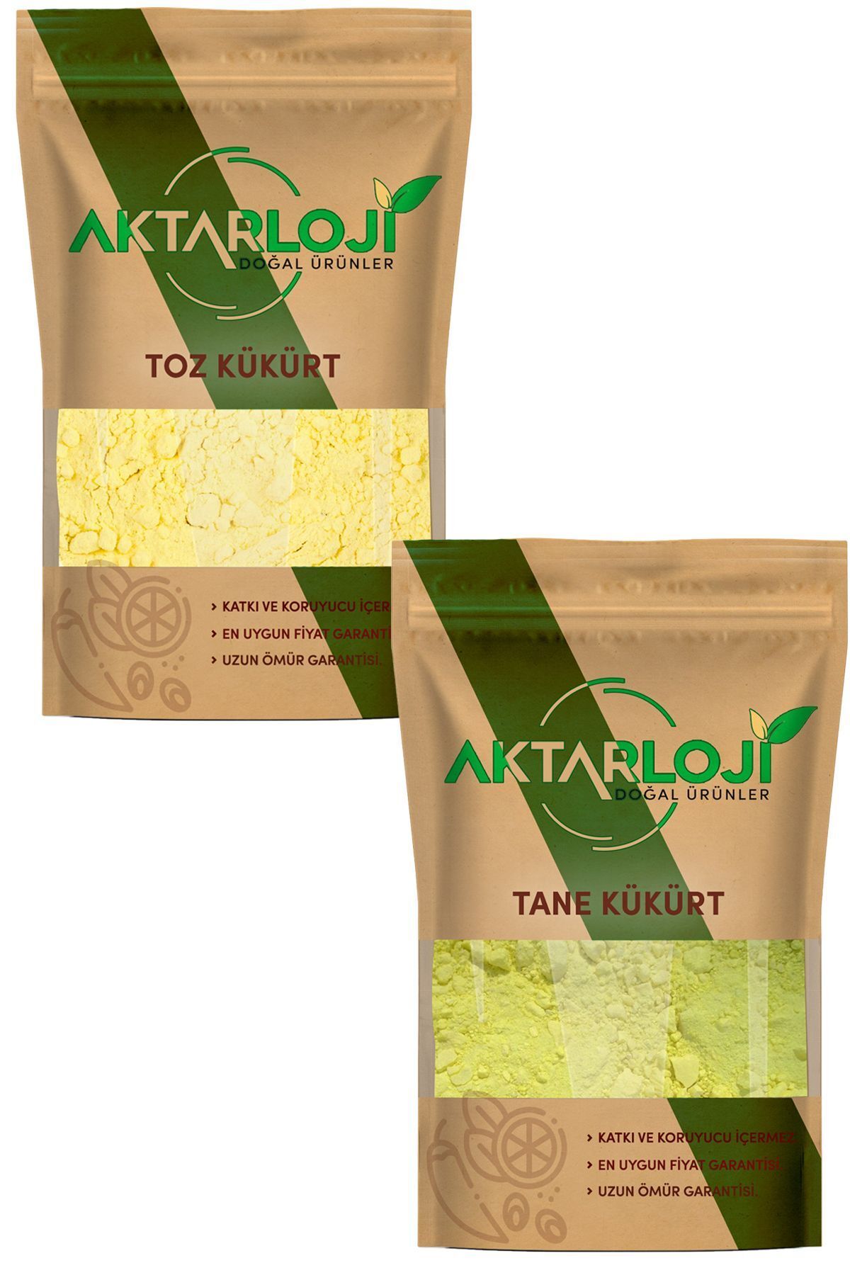 aktarloji Kükürt Seti 5 Kg Granül Kükürt + 5 Kg Toz Kükürt Akrep Yılan Domuz Kovucu