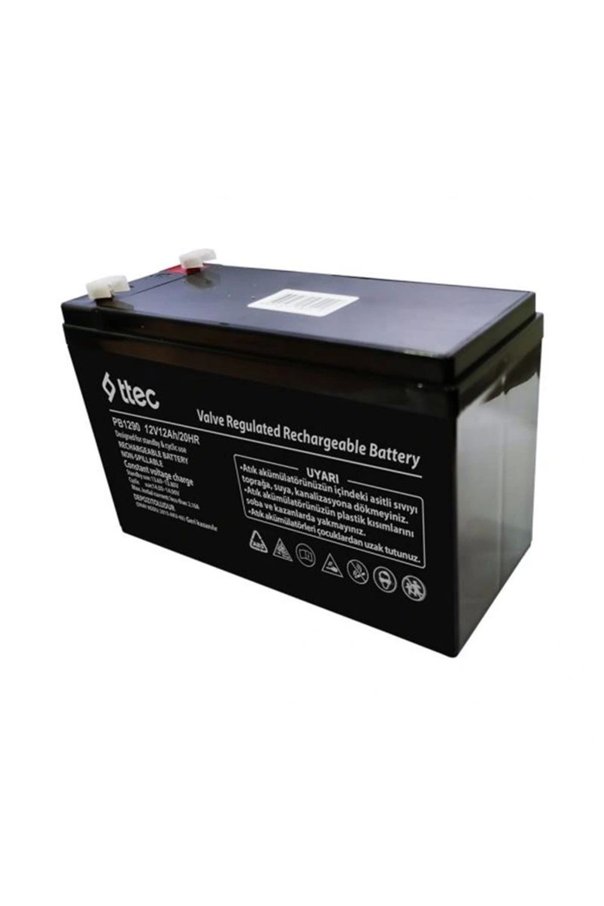 ShopNova Ttec 12v 7ah Base Bakımsız Kuru Tip Akü