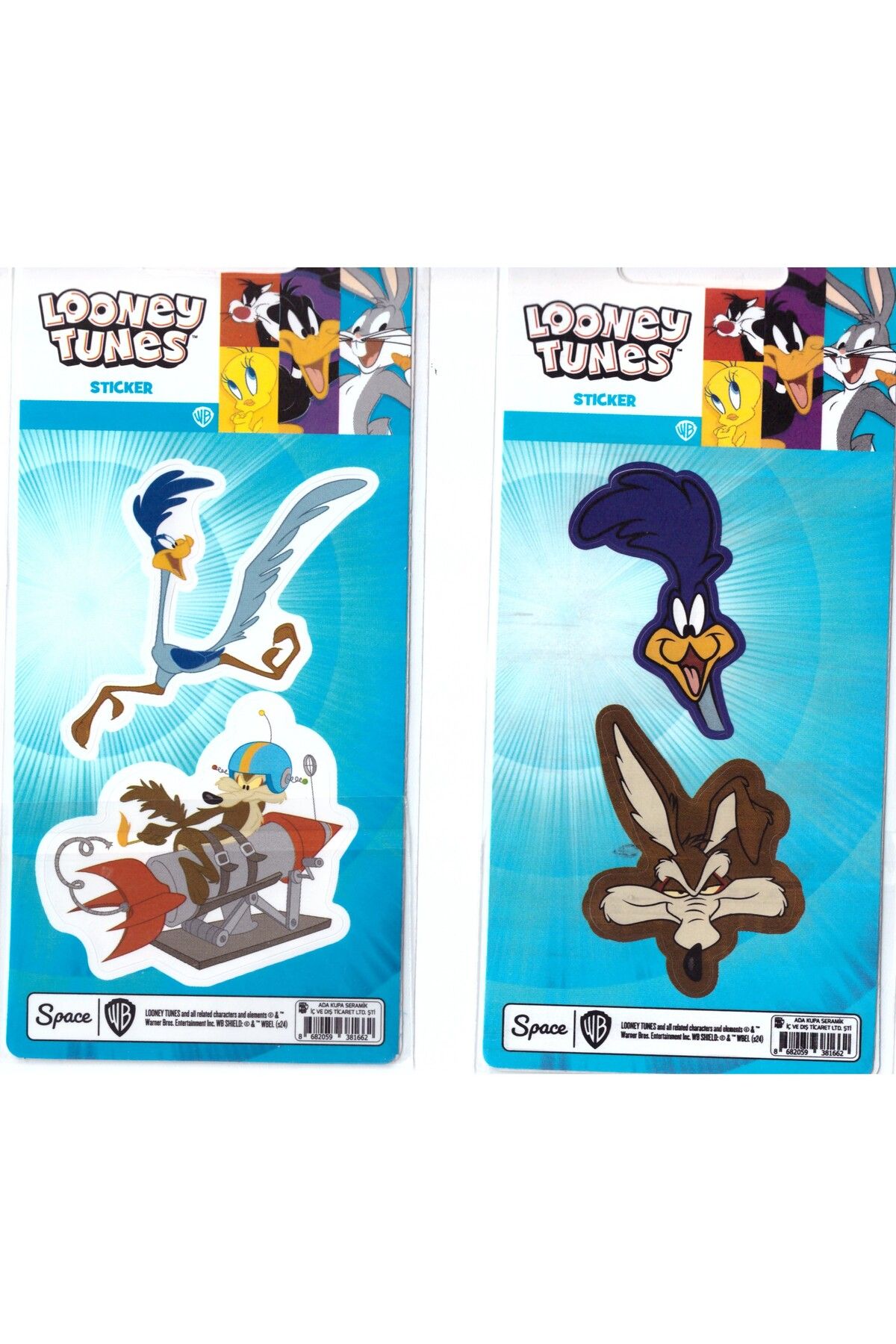 officemate LOONEY TUNES ROAD RUNNER KYOTE STICKER STC-381662