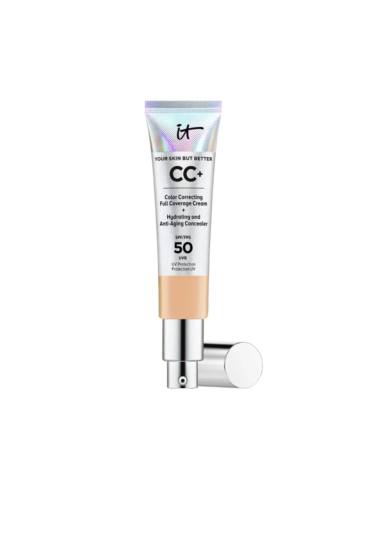 it cosmetics-CC Cream with medium coverage and natural finish, It Cosmetics SPF50+, medium tan, 32 ml 1