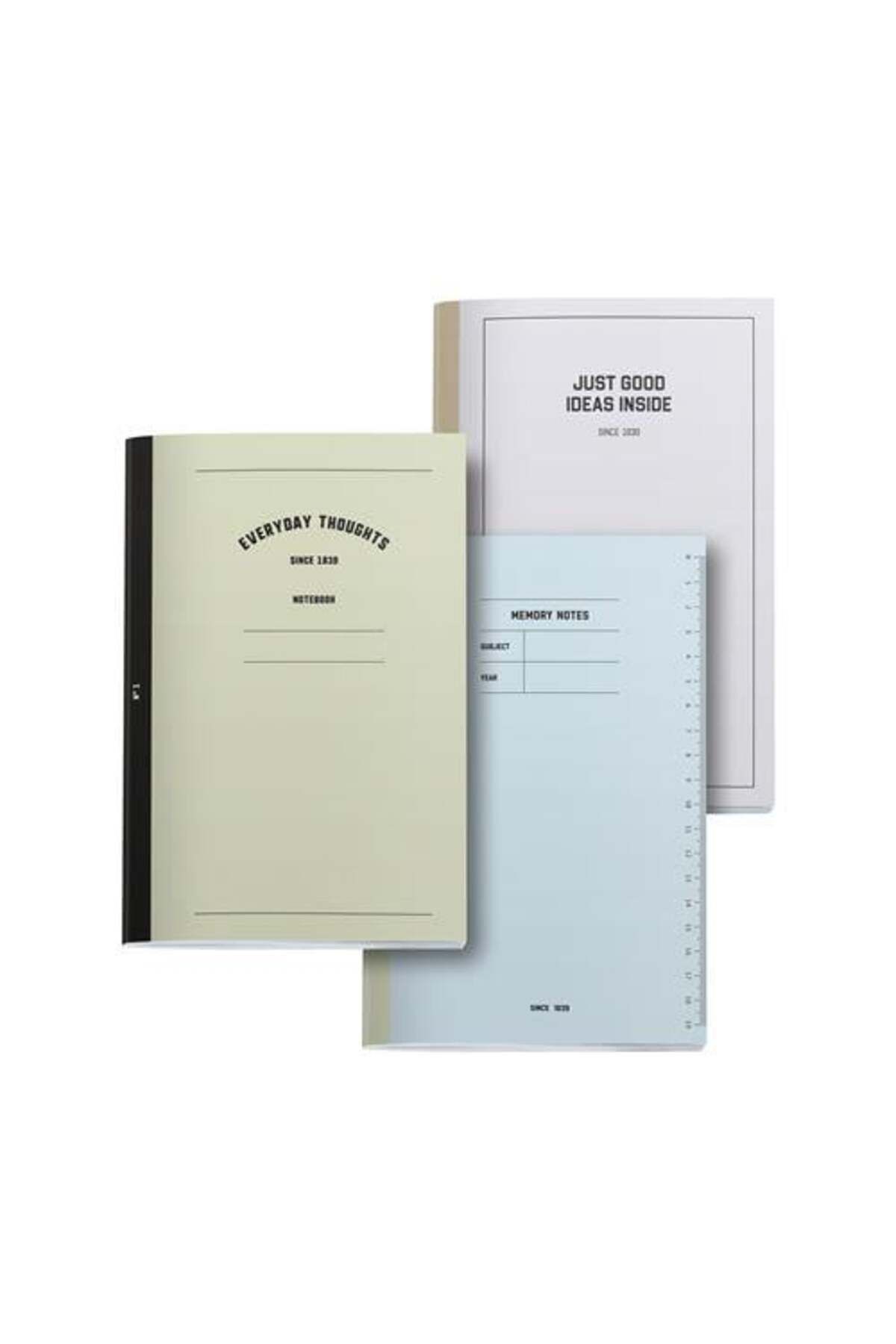 Unmeiprojects Miquelrius A5 B2Basics Dikişli Noktalı Üçlü Defter Seti