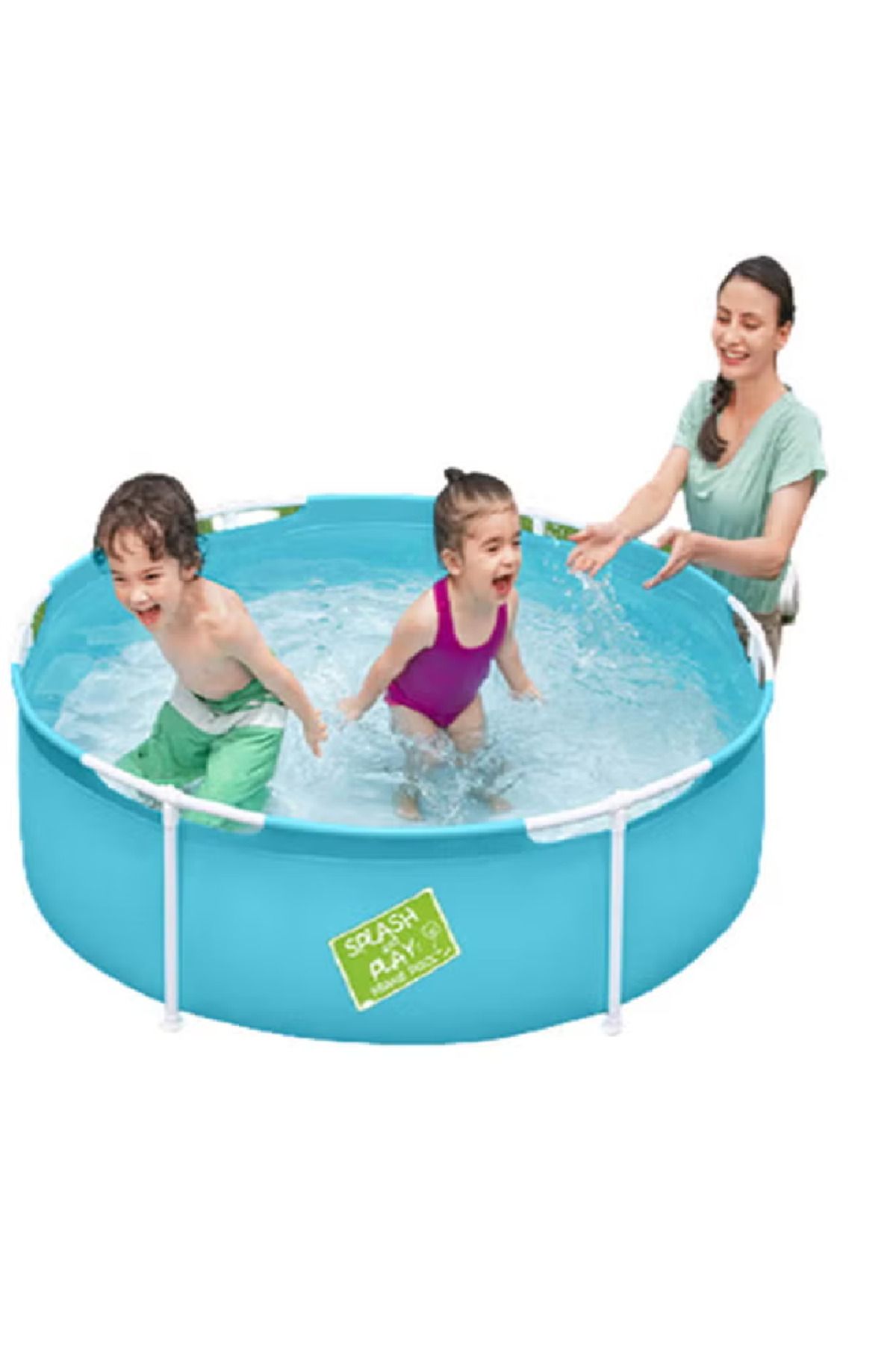 BESTWAY-Portable Lightweight Unique Design My First Splash And Play Frame Pool With Repair Patch 3