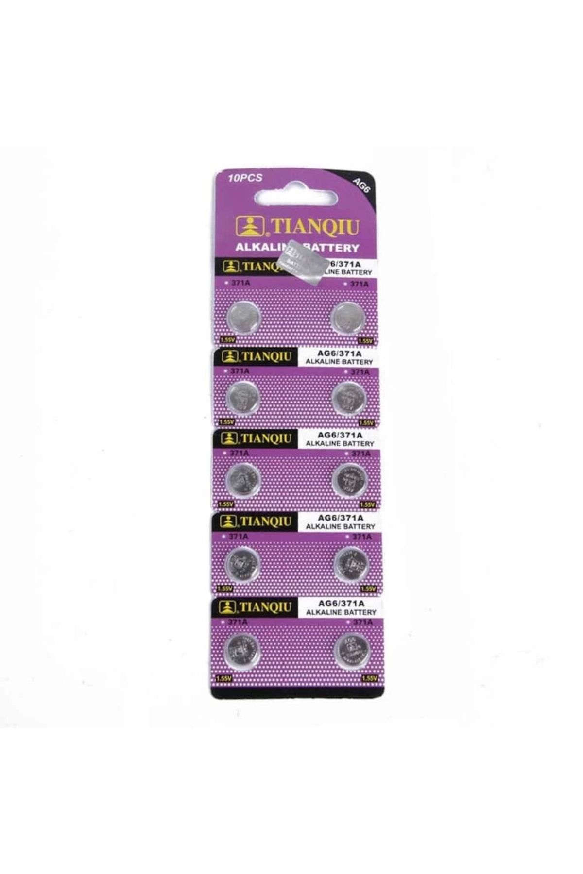 ShopNova TıanQıu Ag6 Lr920/371 Alkalin 10'lu Düğme Pil