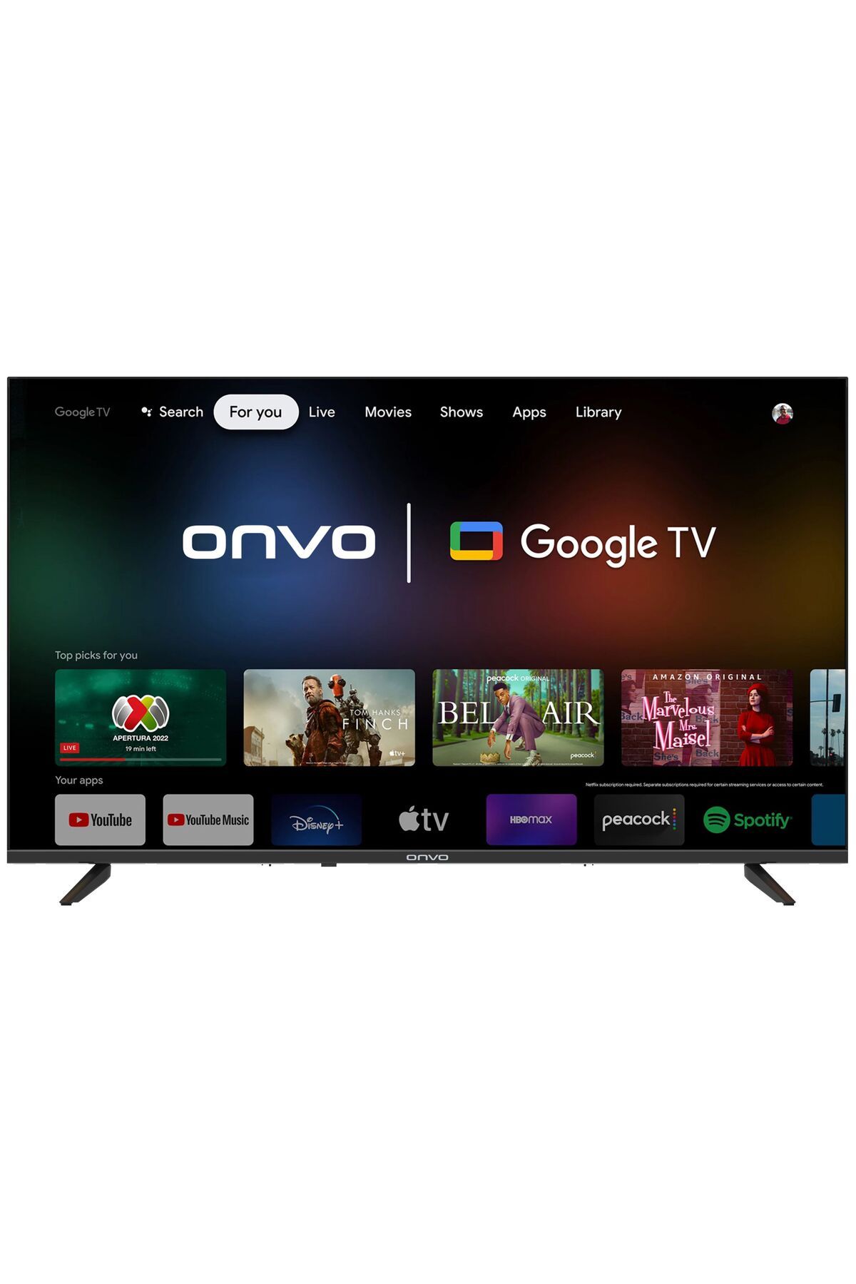 ONVO 43OVF9001F 43'' 109 Ekran Uydu Alıcılı Full HD Google LED TV