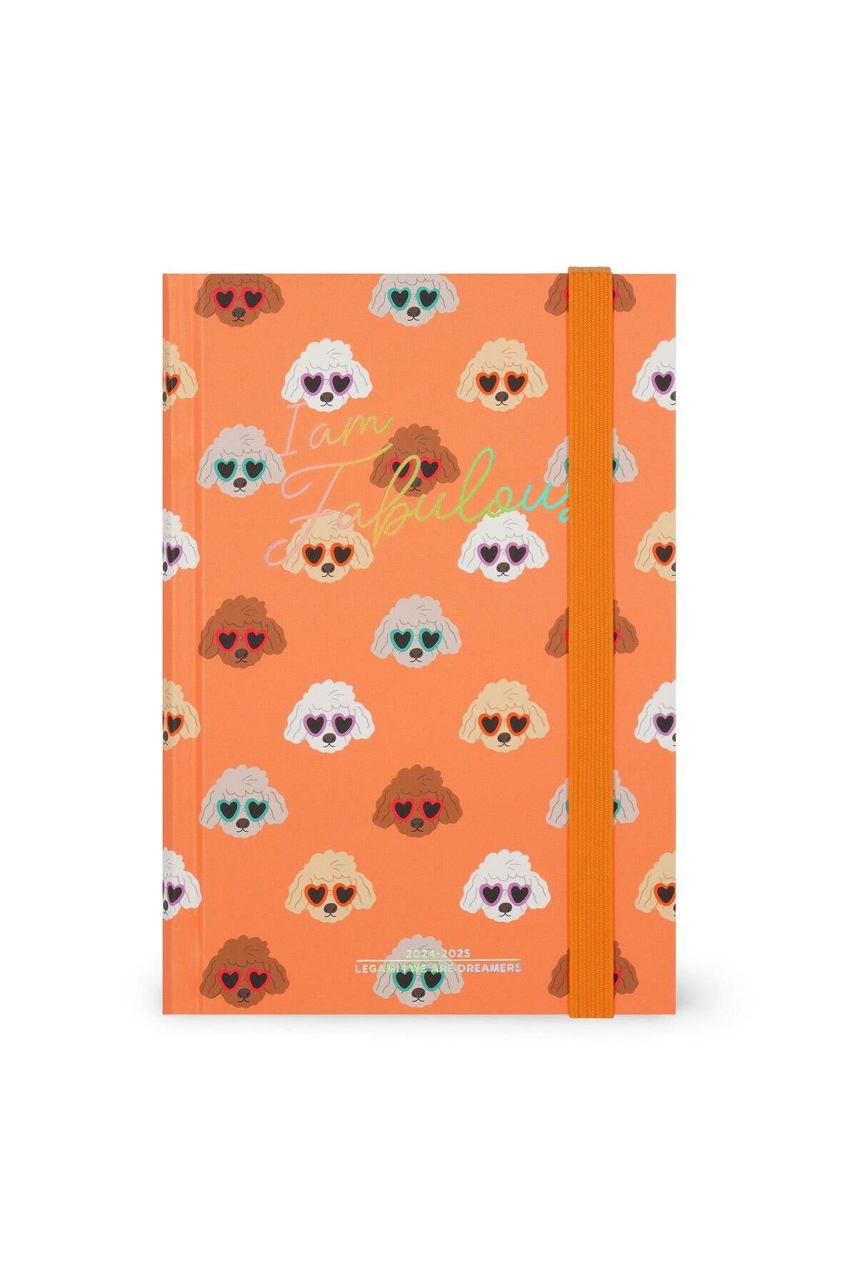 Legami Medium Agenda/Planner Sept. 2024- Dec. 2025 16 Months Günlük Ajanda Apricot Dogs