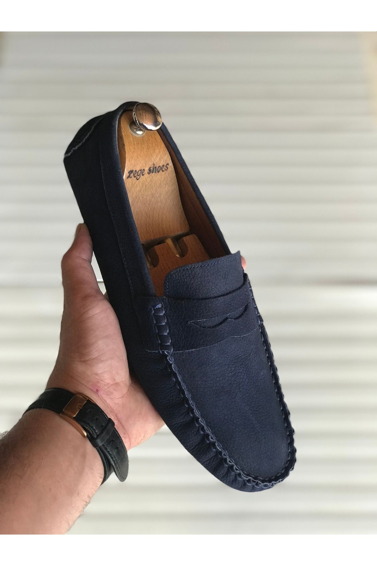 Zegeshoes Yeni Sezon Hakiki Deri Günlük Loafer Geçme Rok