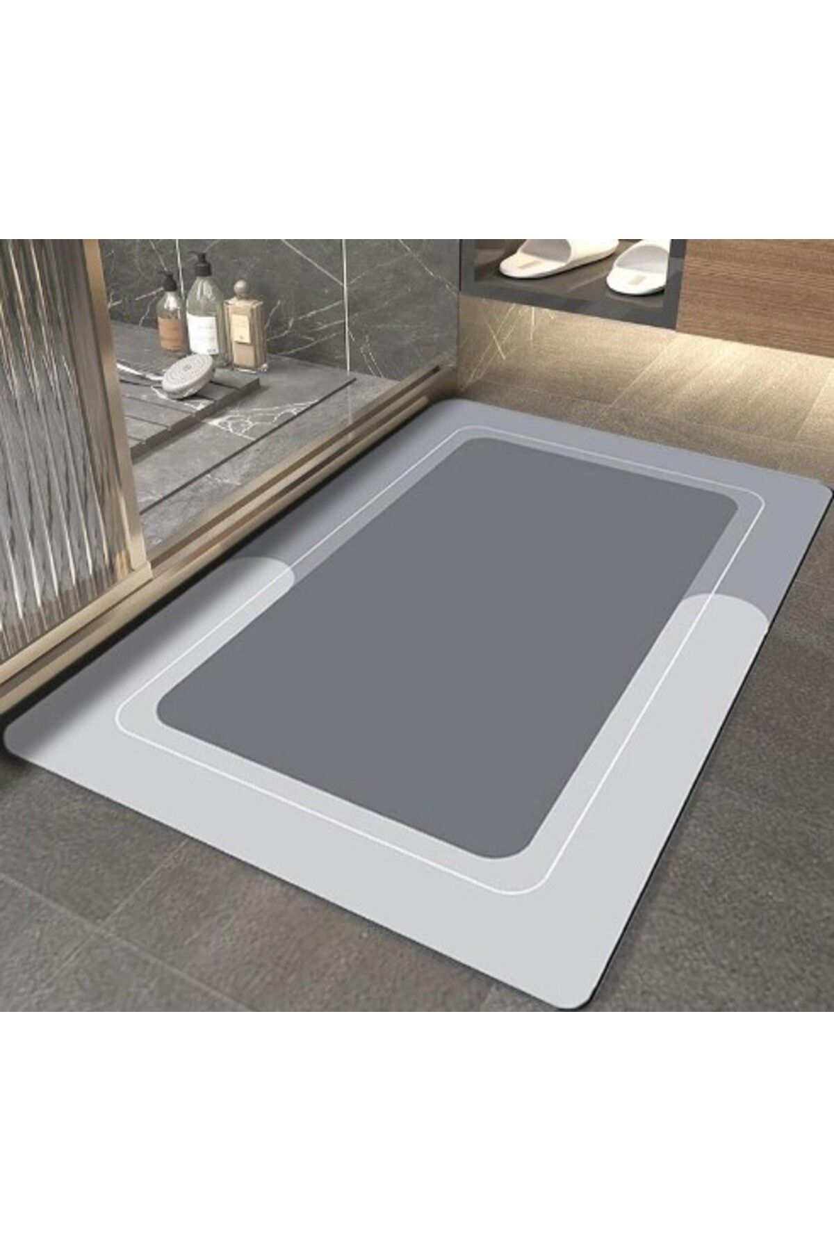 Çnrline DIKDÖRTGEN SÜPER EMICI BANYO PASPASI